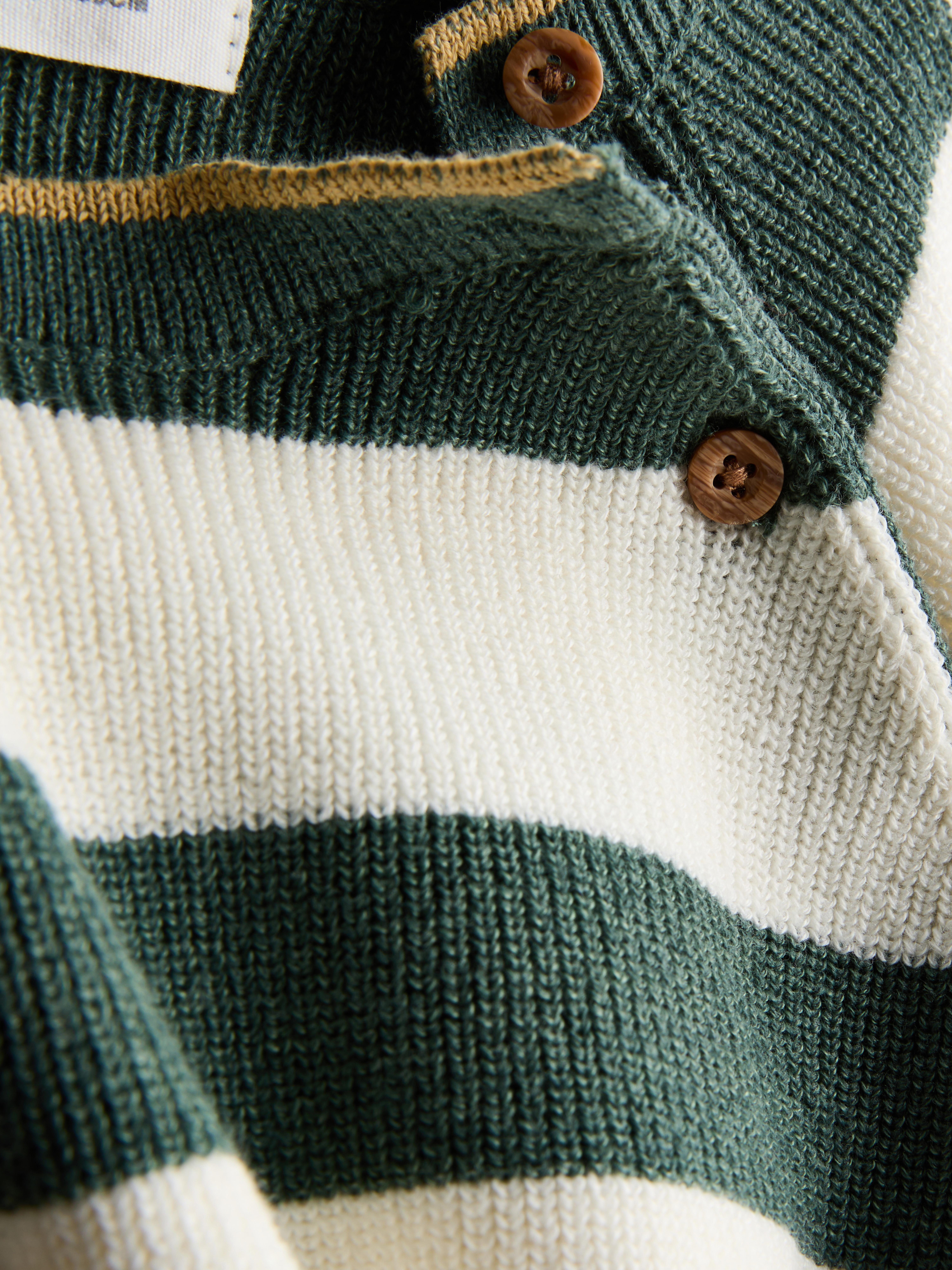 0–36 Monate | Gestreifter Pullover und Strickleggings im Set