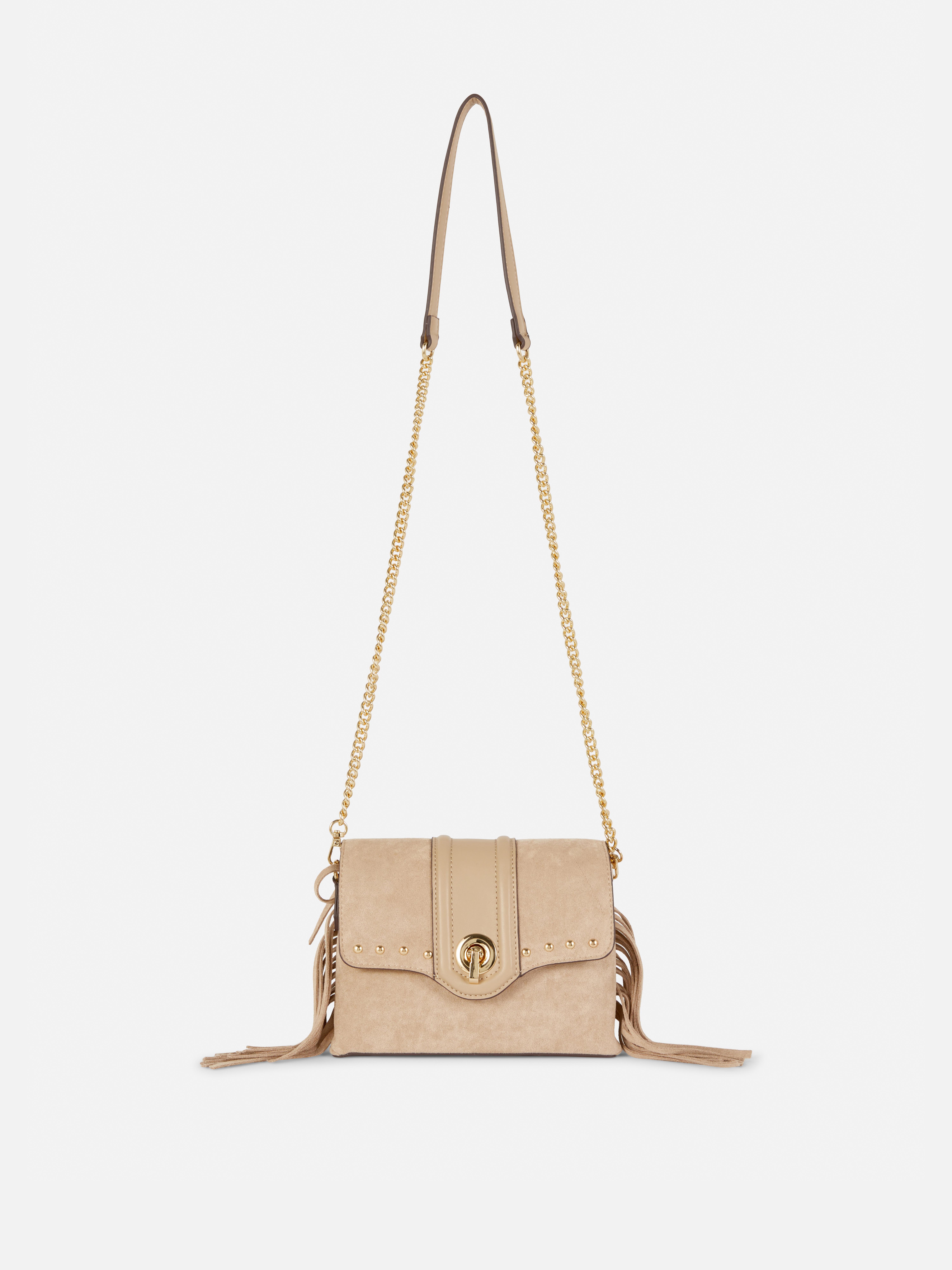 Crossbody taška s třásněmi