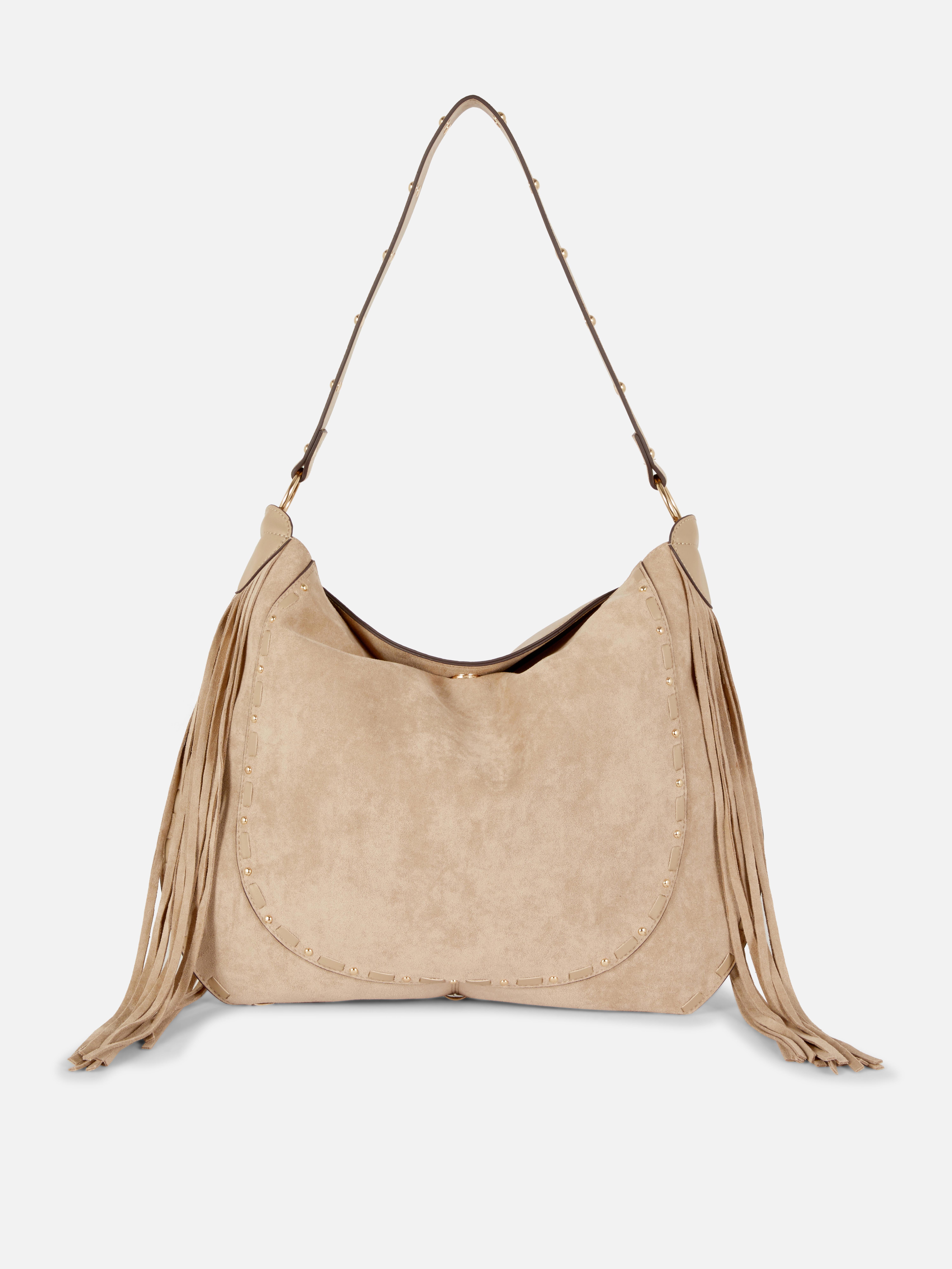 Oversized Scoop Tassel Bag