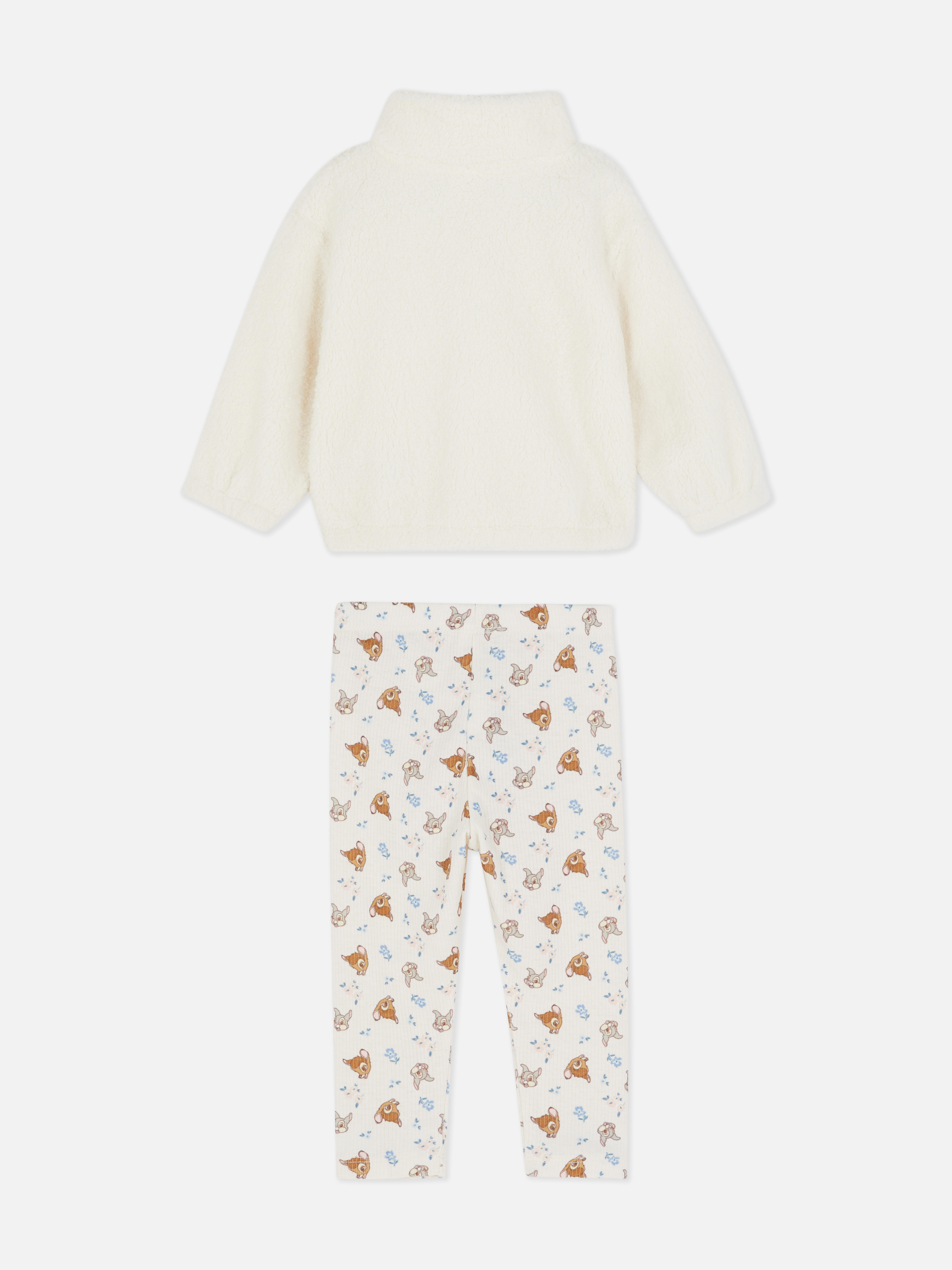0–36 Monate | „Disney Bambi“ Fleece-Sweatshirt und Leggings im Set