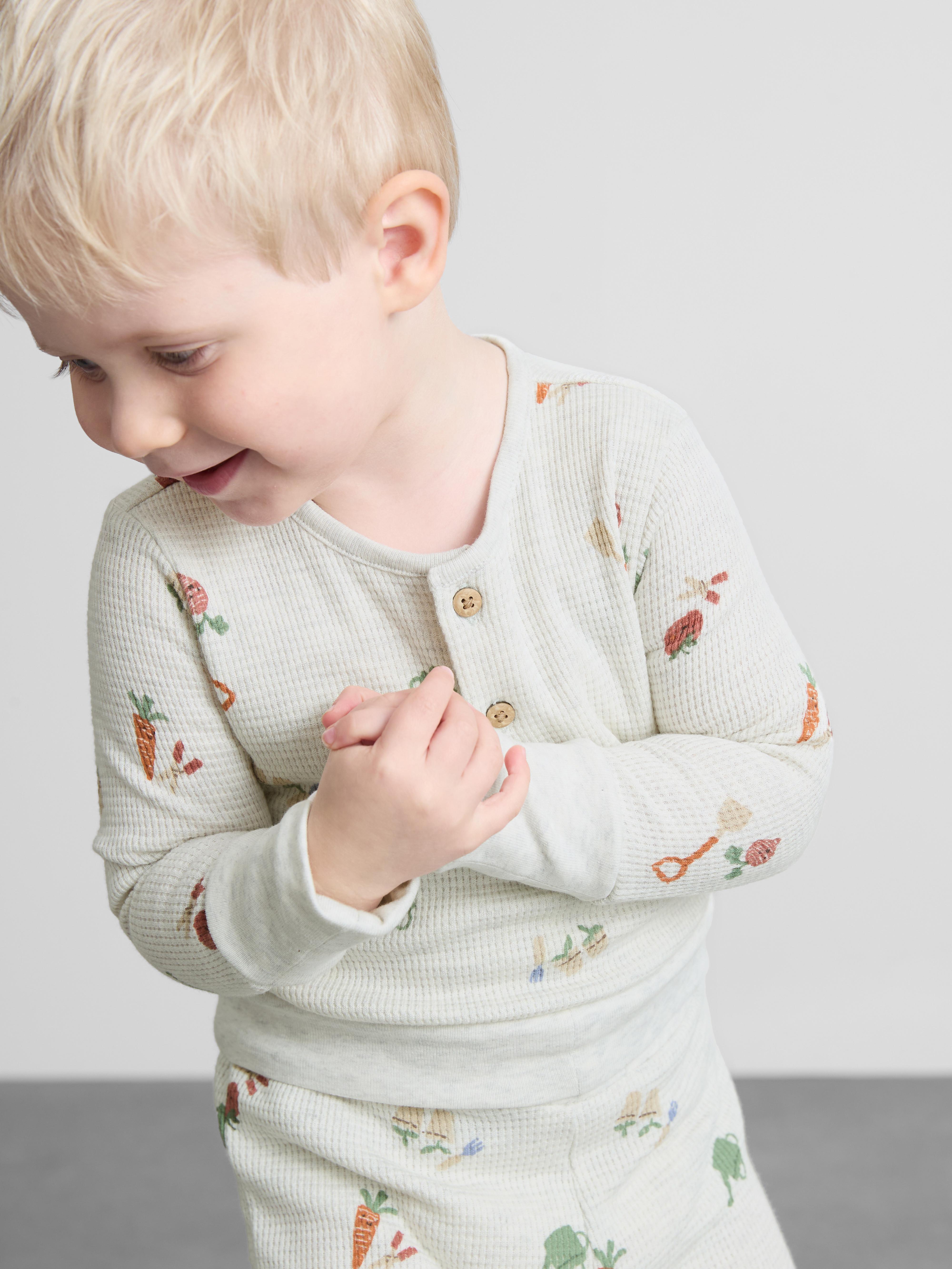 0-18mths | Waffle Bodysuit and Leggings Newborn Set