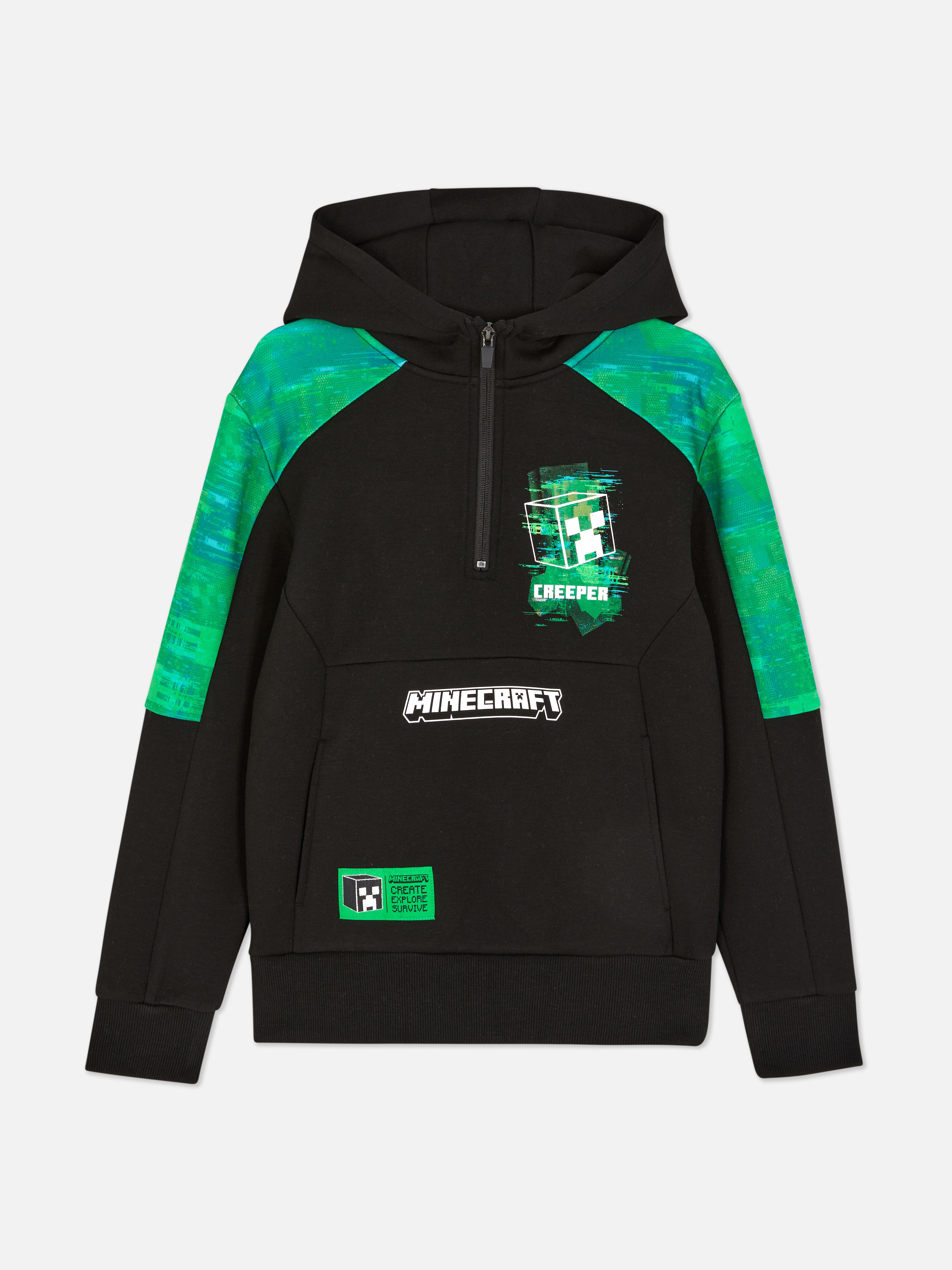 5-15yrs | Minecraft Half-Zip Hoodie