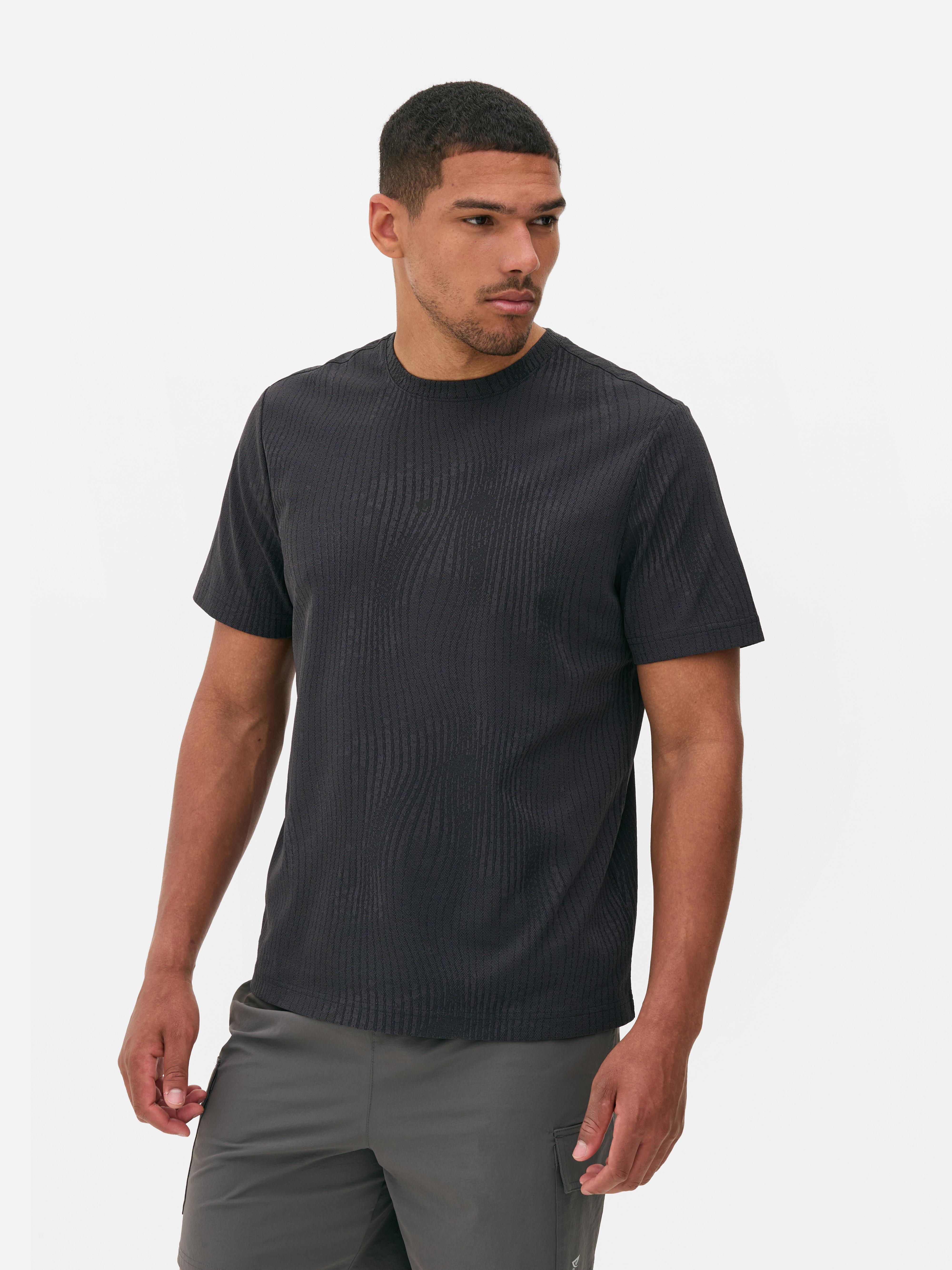 Textured Short Sleeve T-Shirt