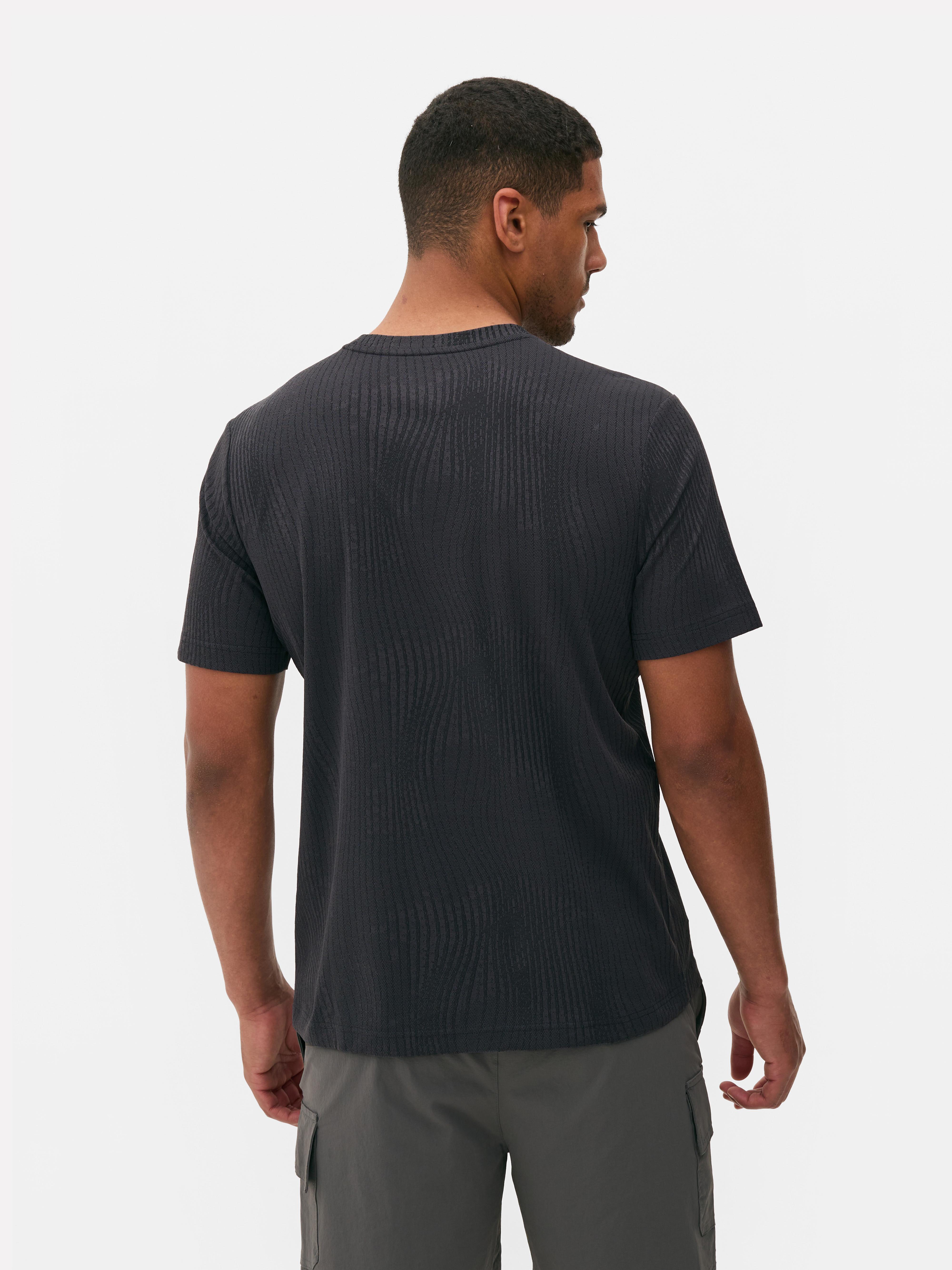 Textured Short Sleeve T-Shirt