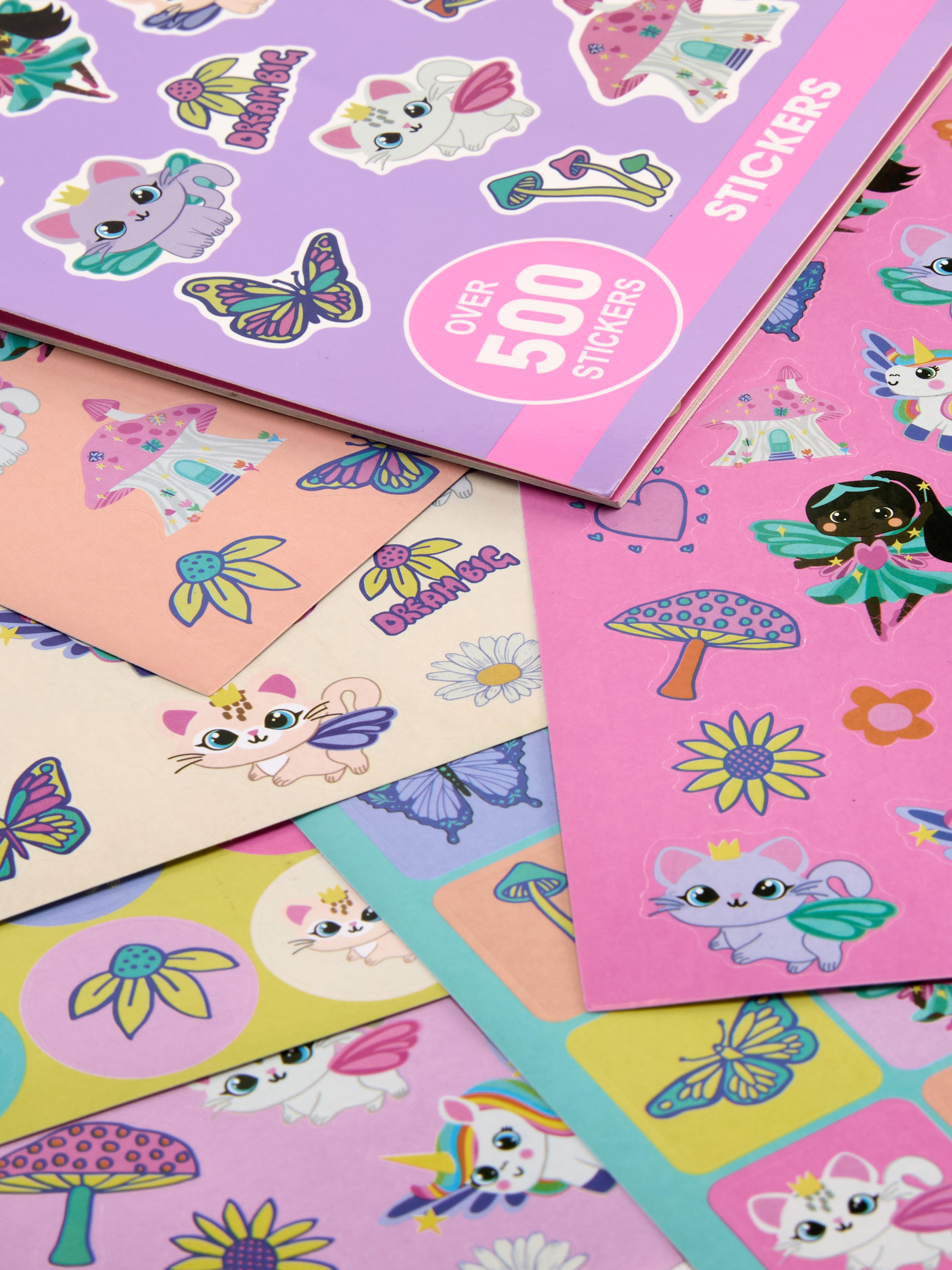 Livro autocolantes fadas