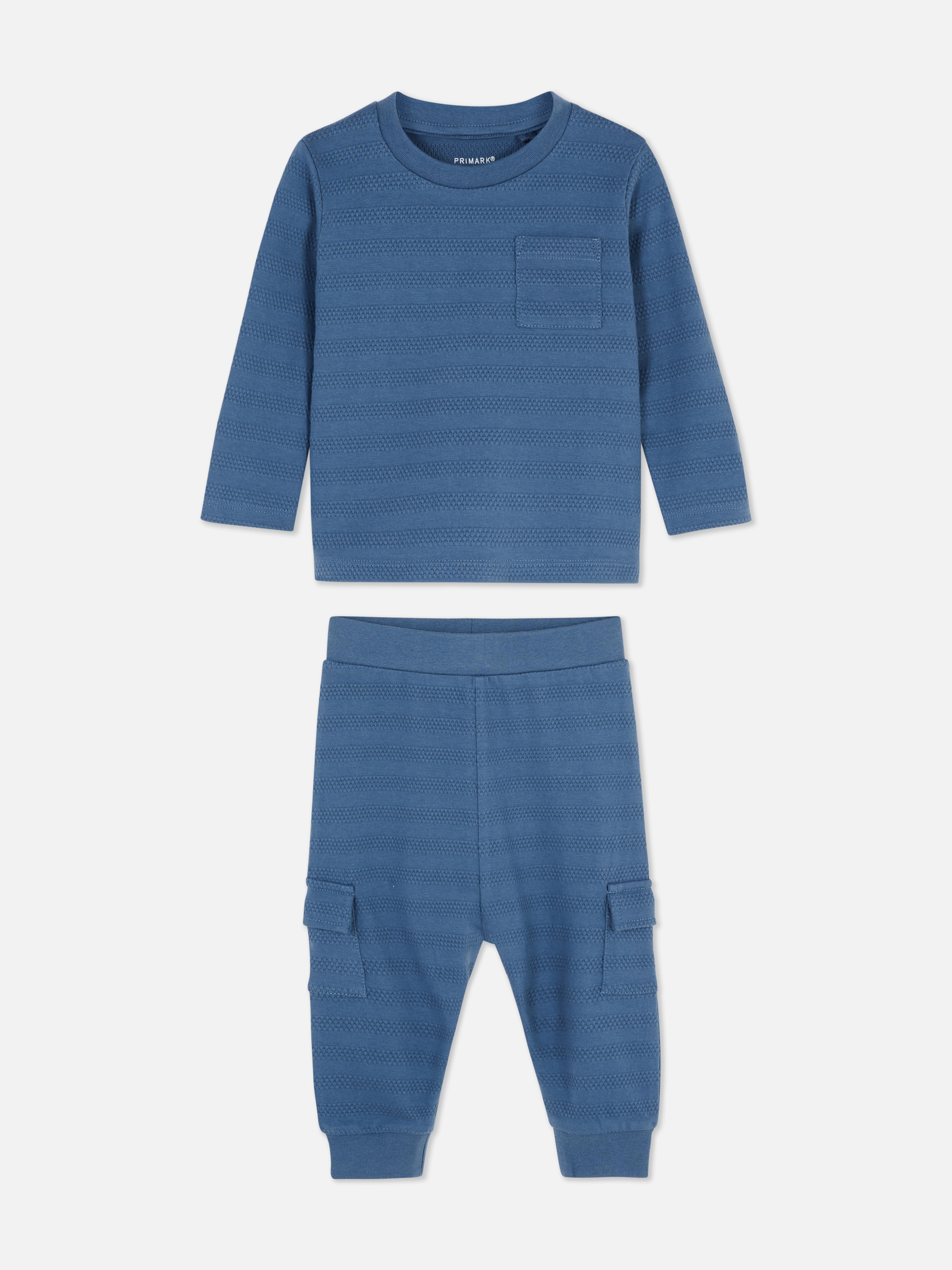 Set van T-shirt met lange mouwen en joggingbroek
