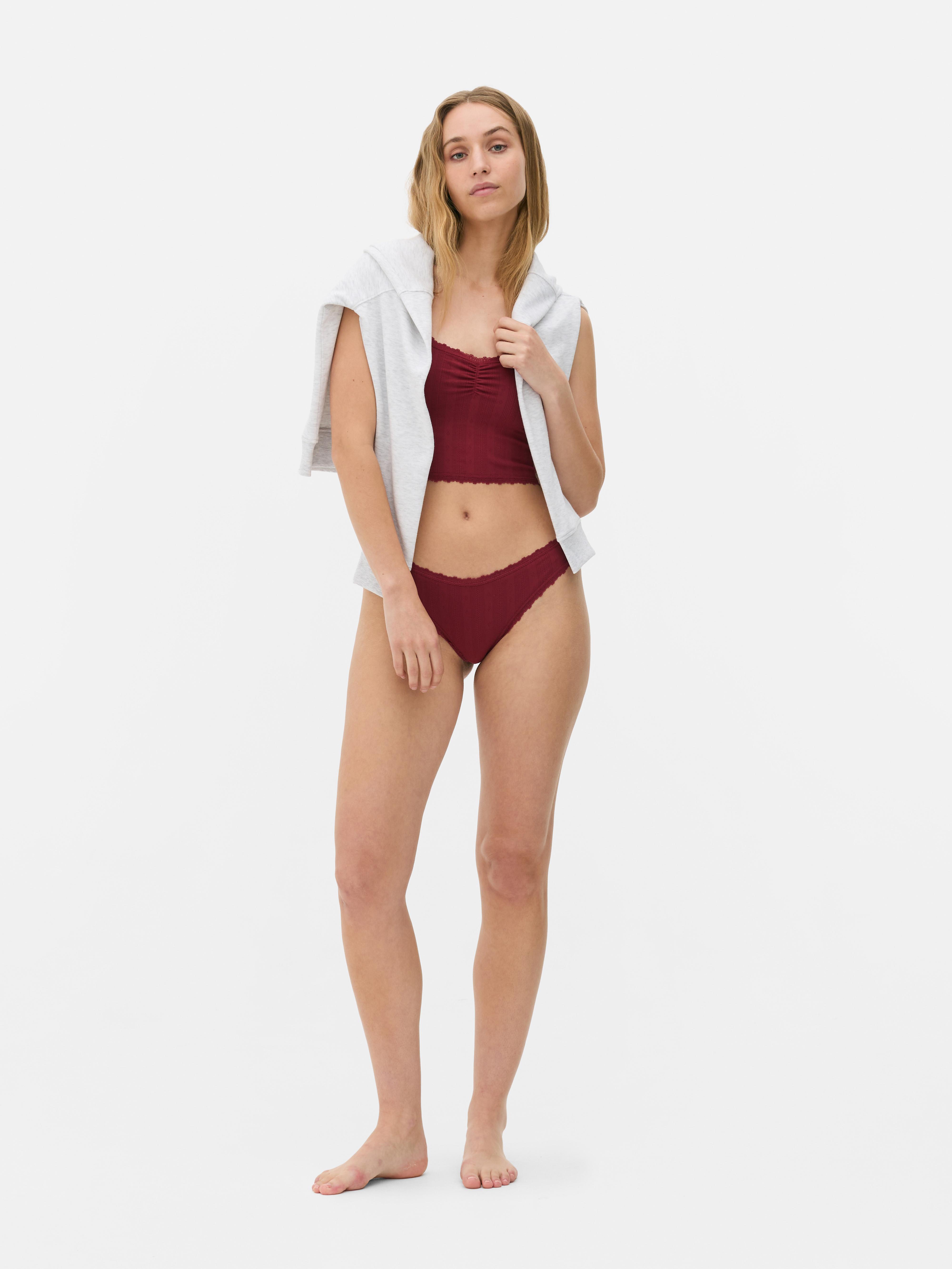 Longline Bralette Underwear Set