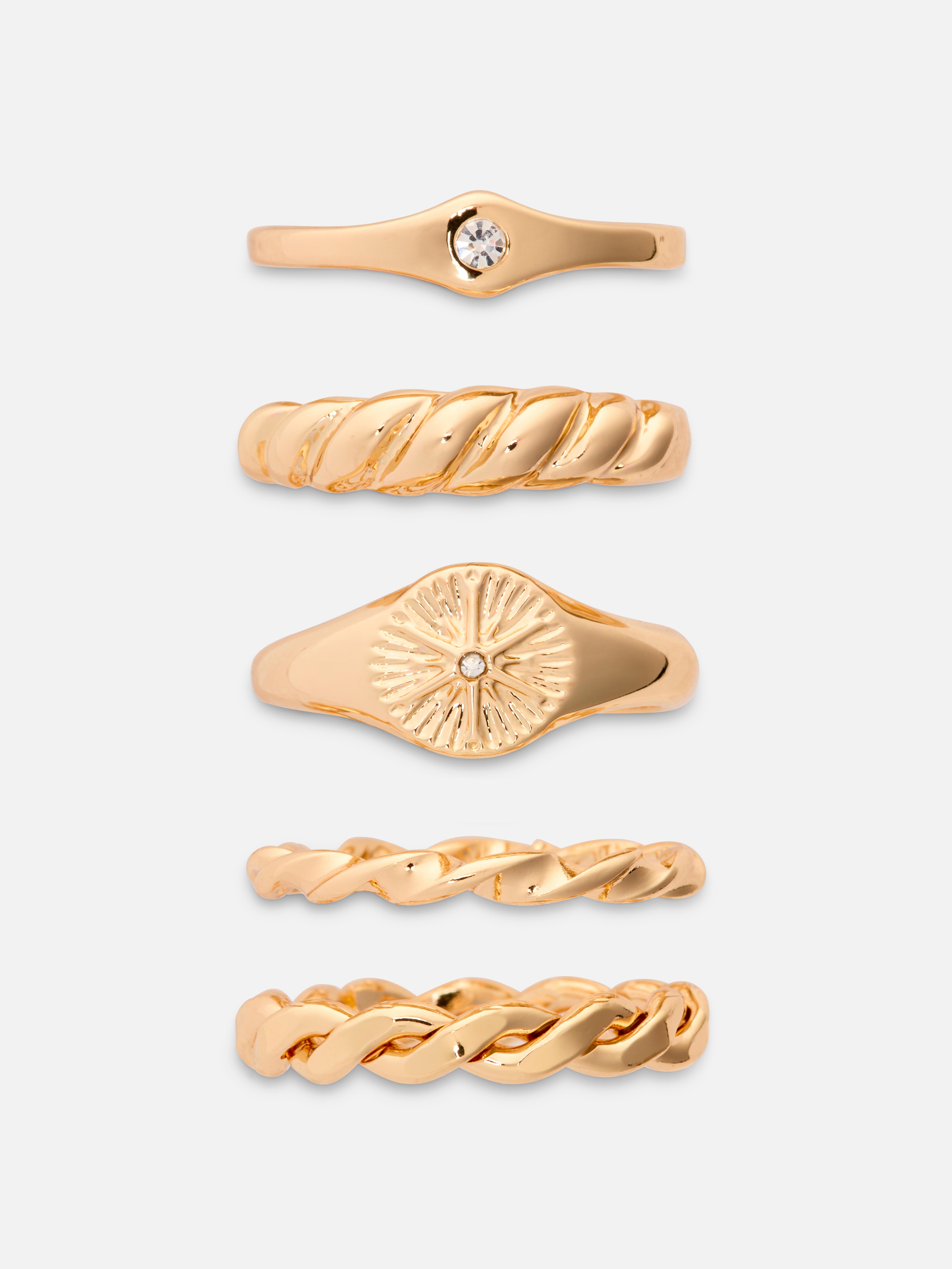 The Edit 5pk Rings