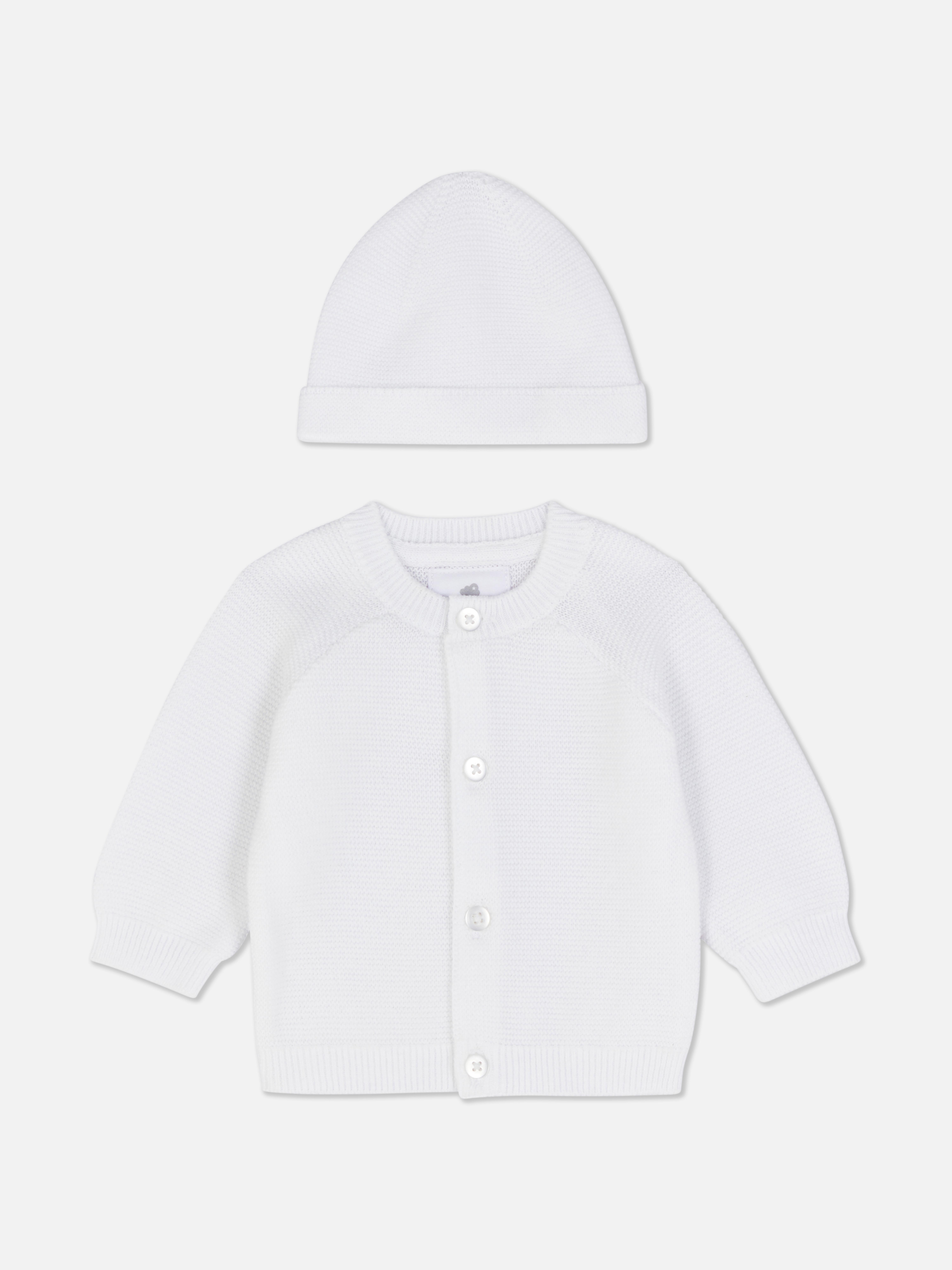Set van babyvestje en -mutsje voor vroeggeboren baby's