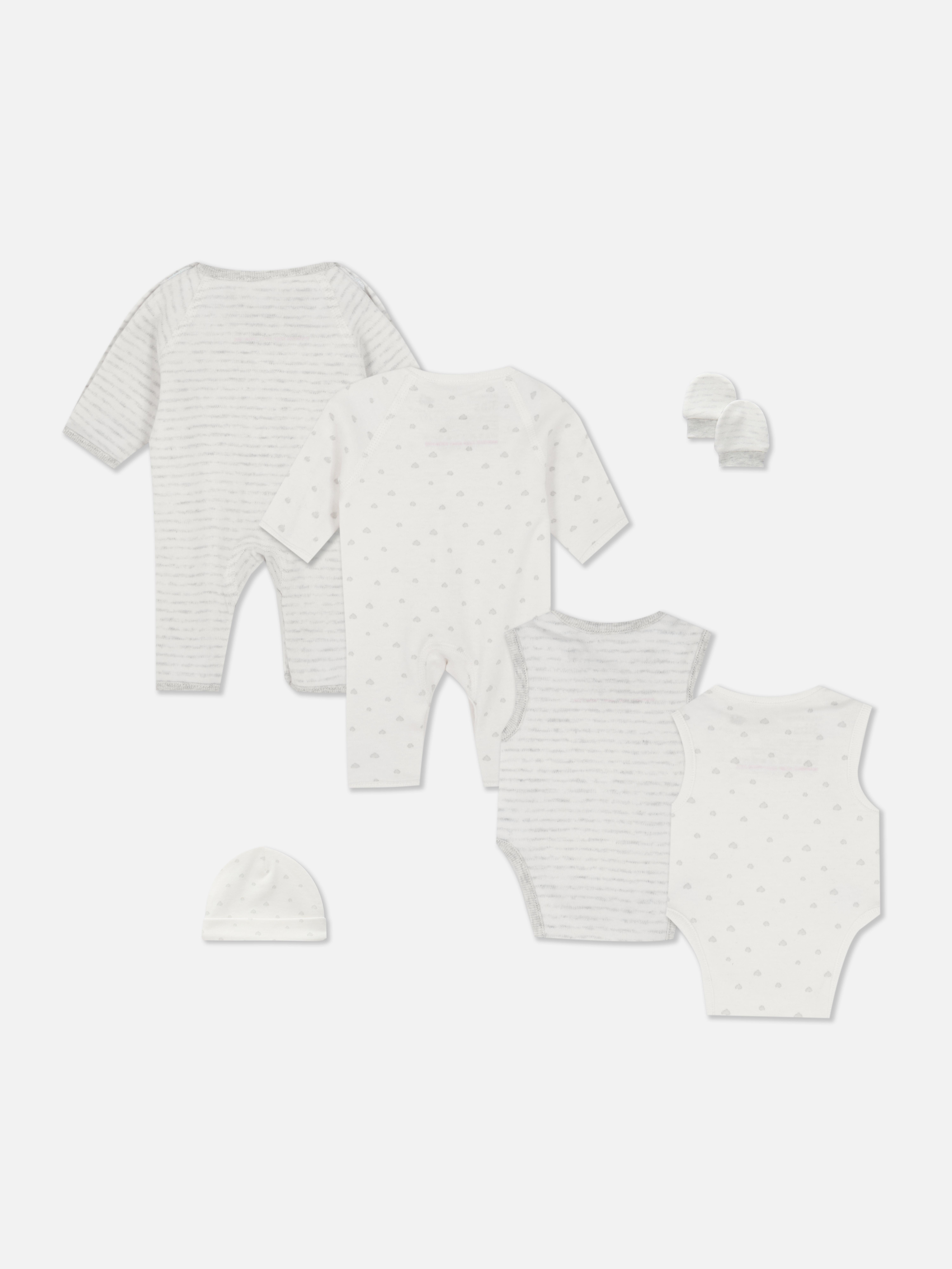 6-delige outfit voor premature baby's