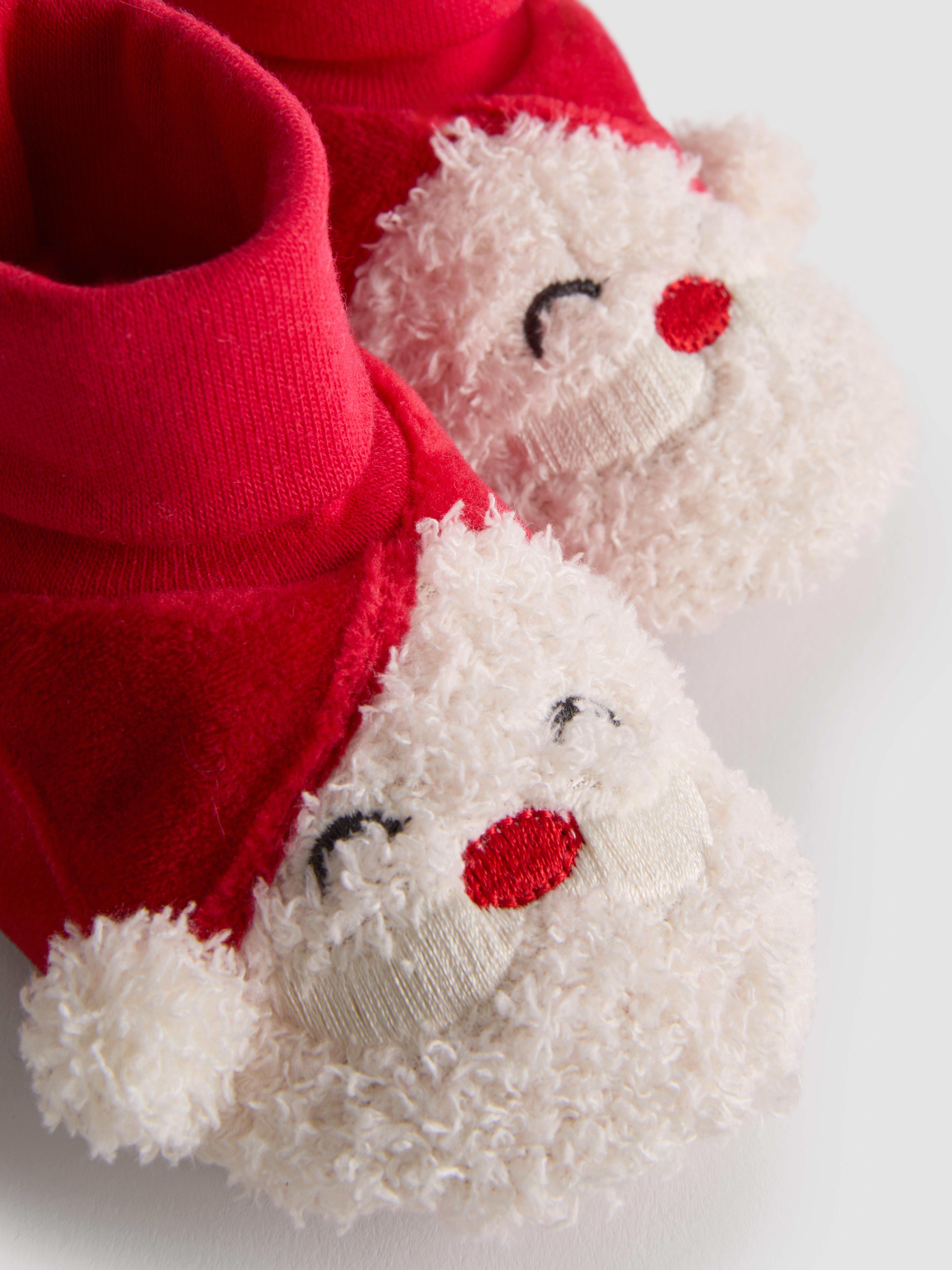 Christmas Santa Socktop Slippers