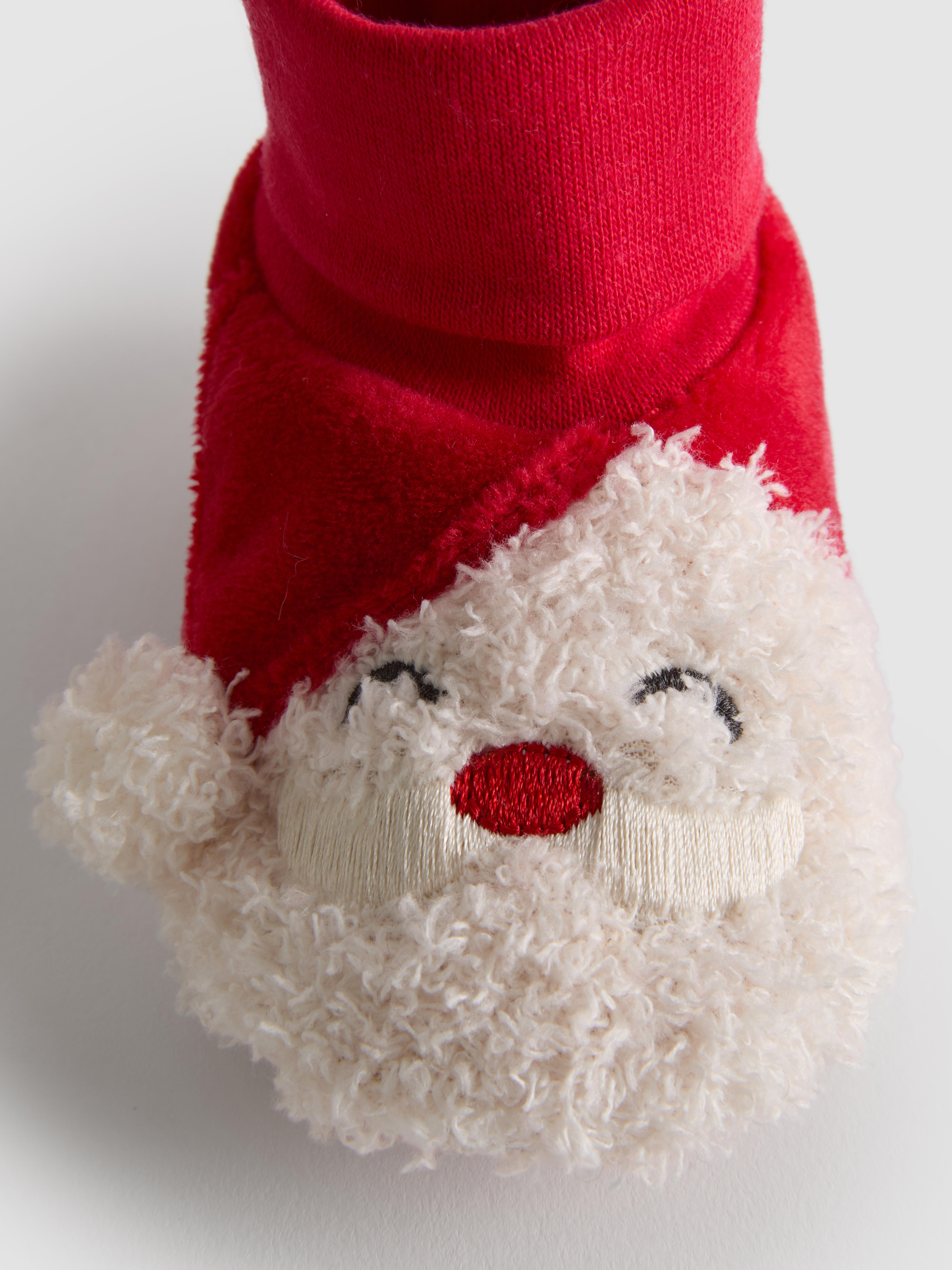 Christmas Santa Socktop Slippers