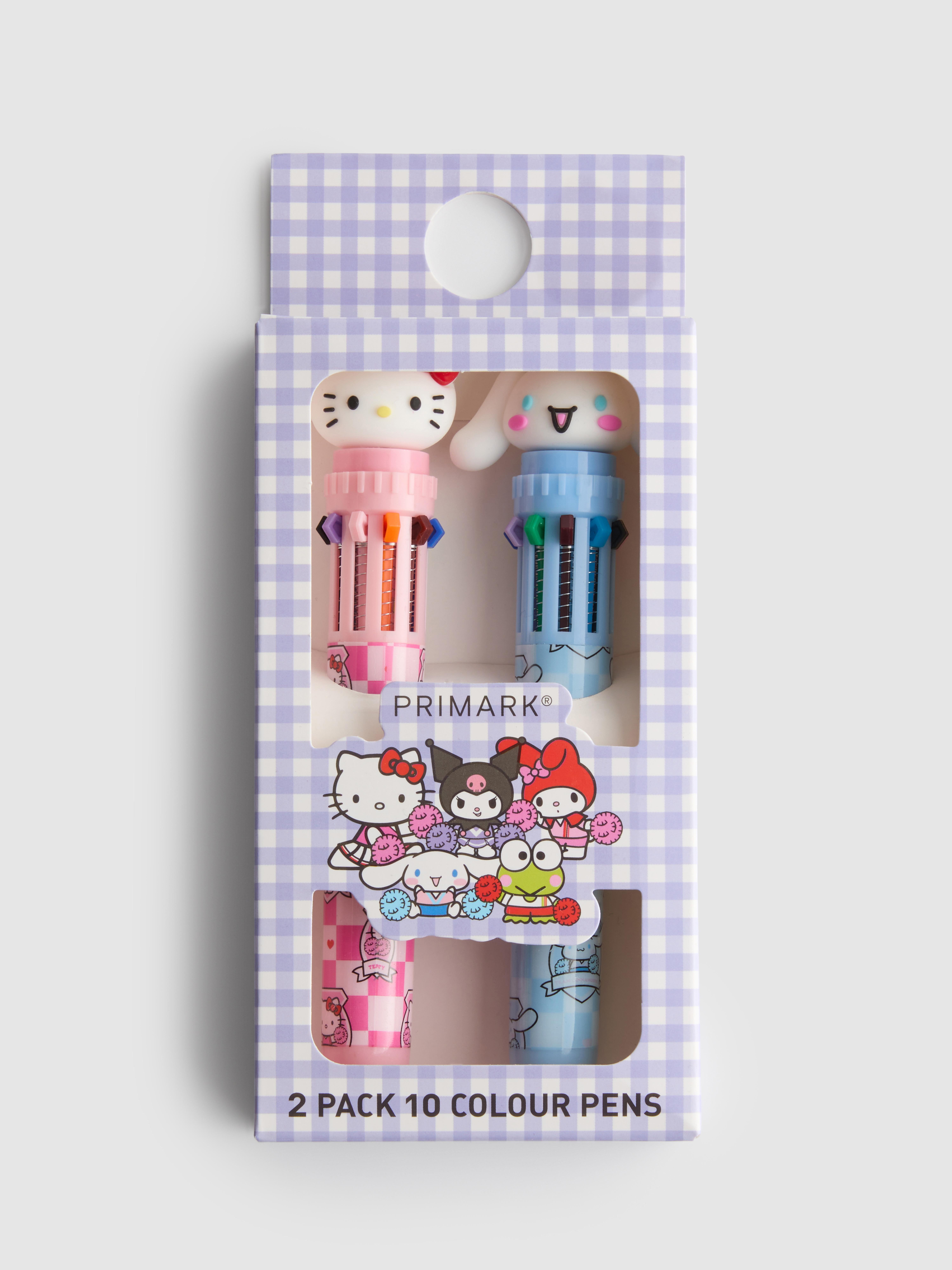 „Hello Kitty“ Stifte mit 10 Farben, 2er-Pack