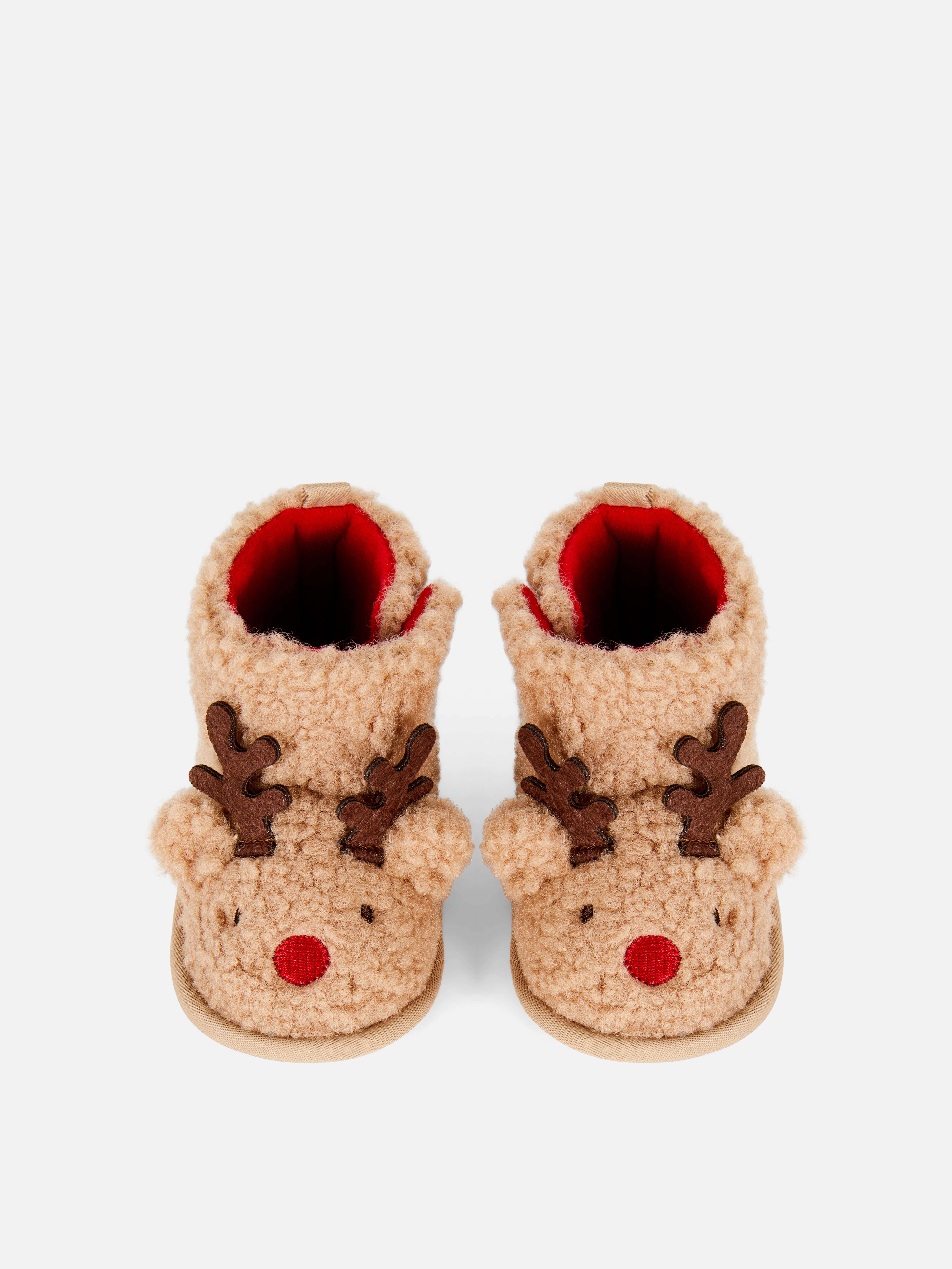Borg-Babystiefel im Rentier-Design