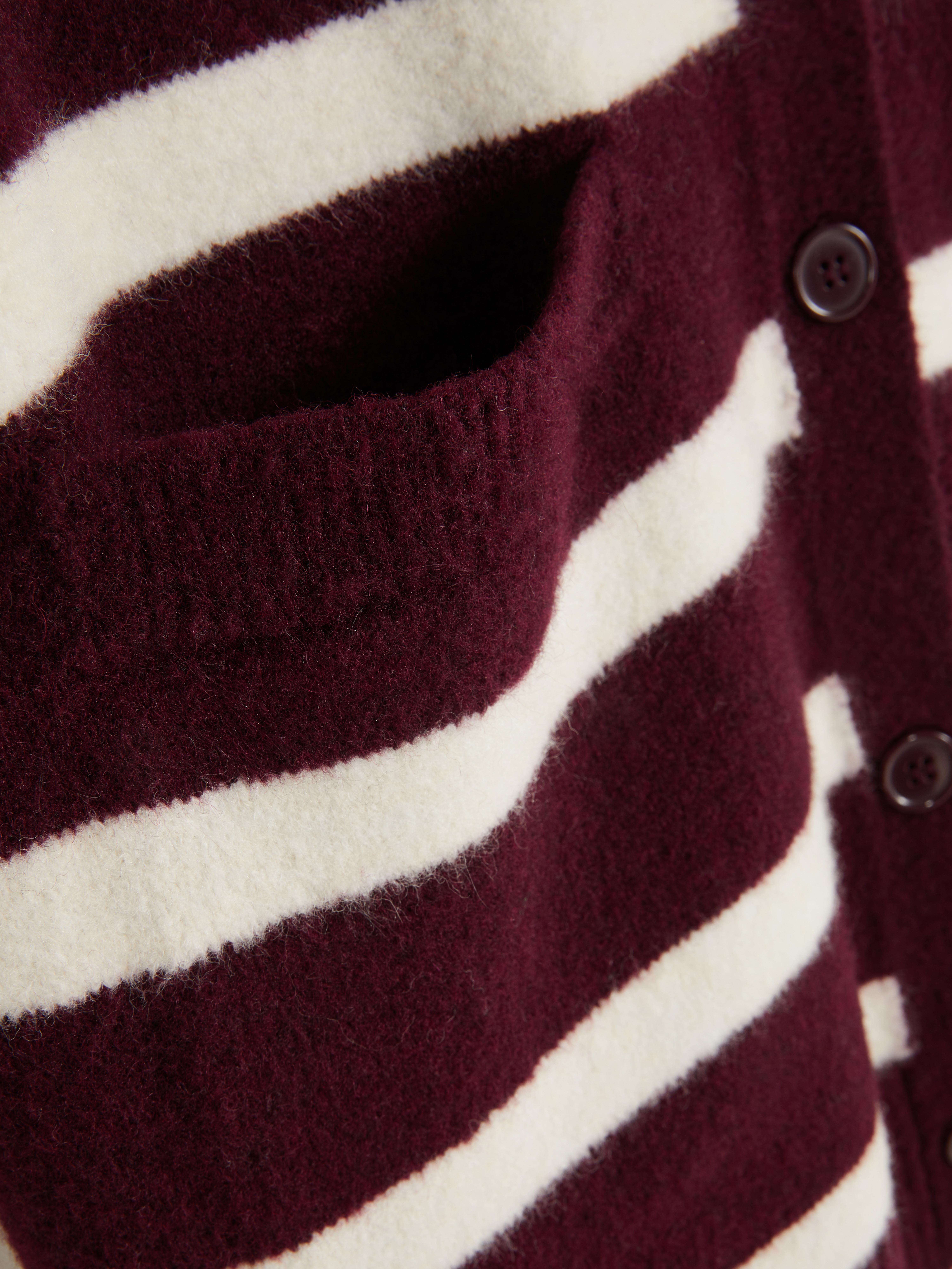 Striped Longline Cardigan