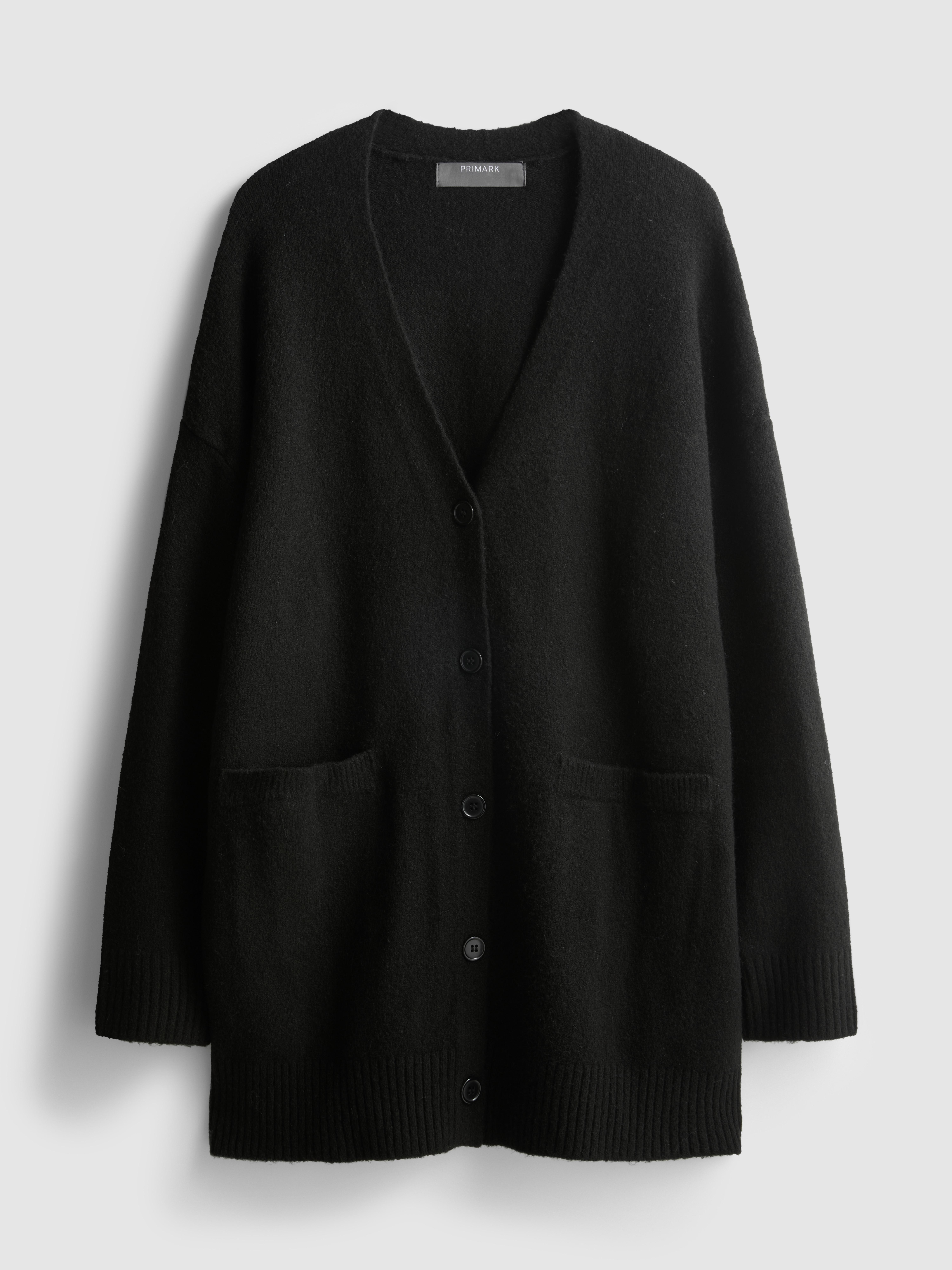 Langer Cardigan mit Streifen