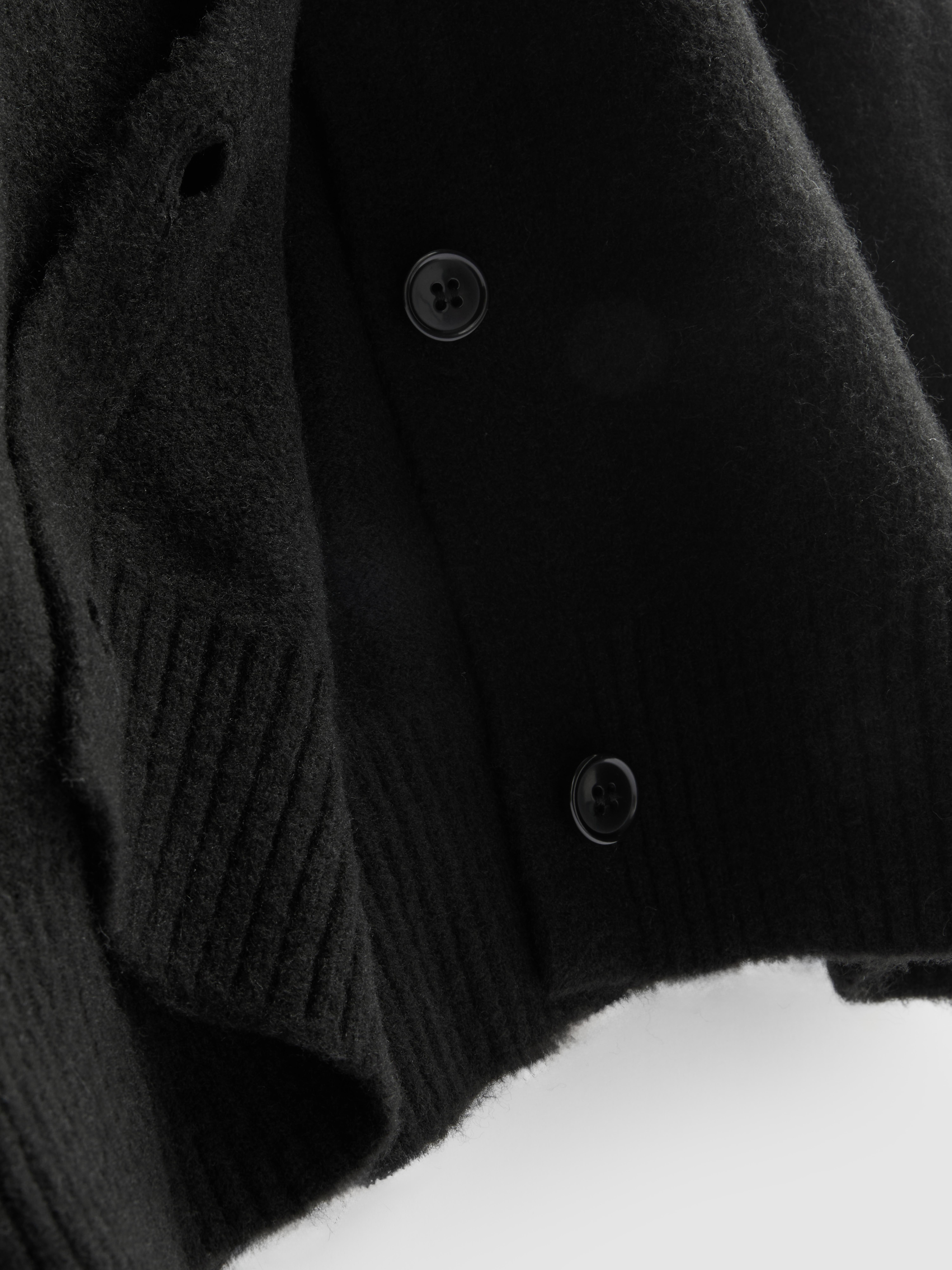 Langer Cardigan mit Streifen