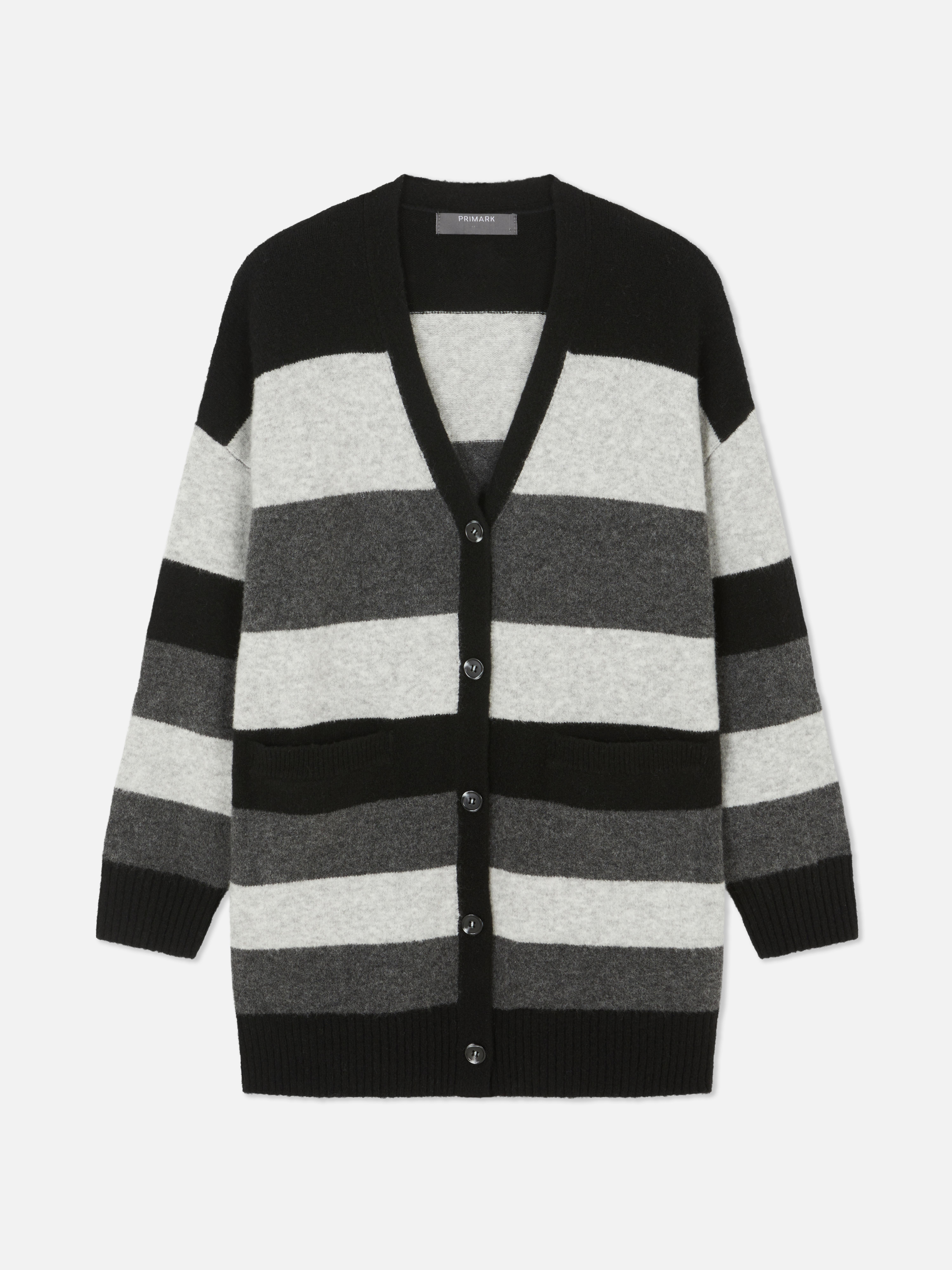 Striped Longline Cardigan