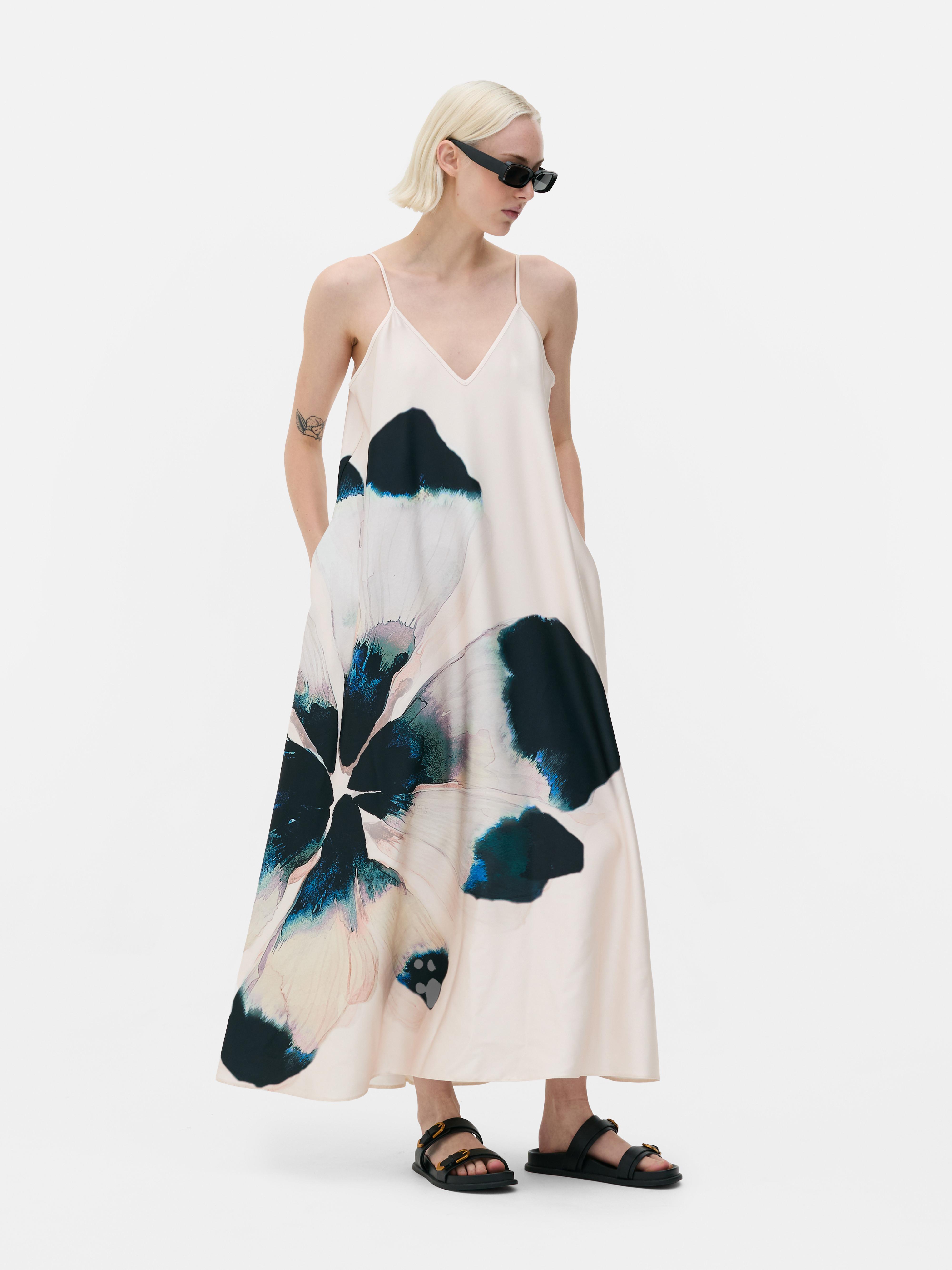 Rochie maxi cu imprimeu floral The Edit