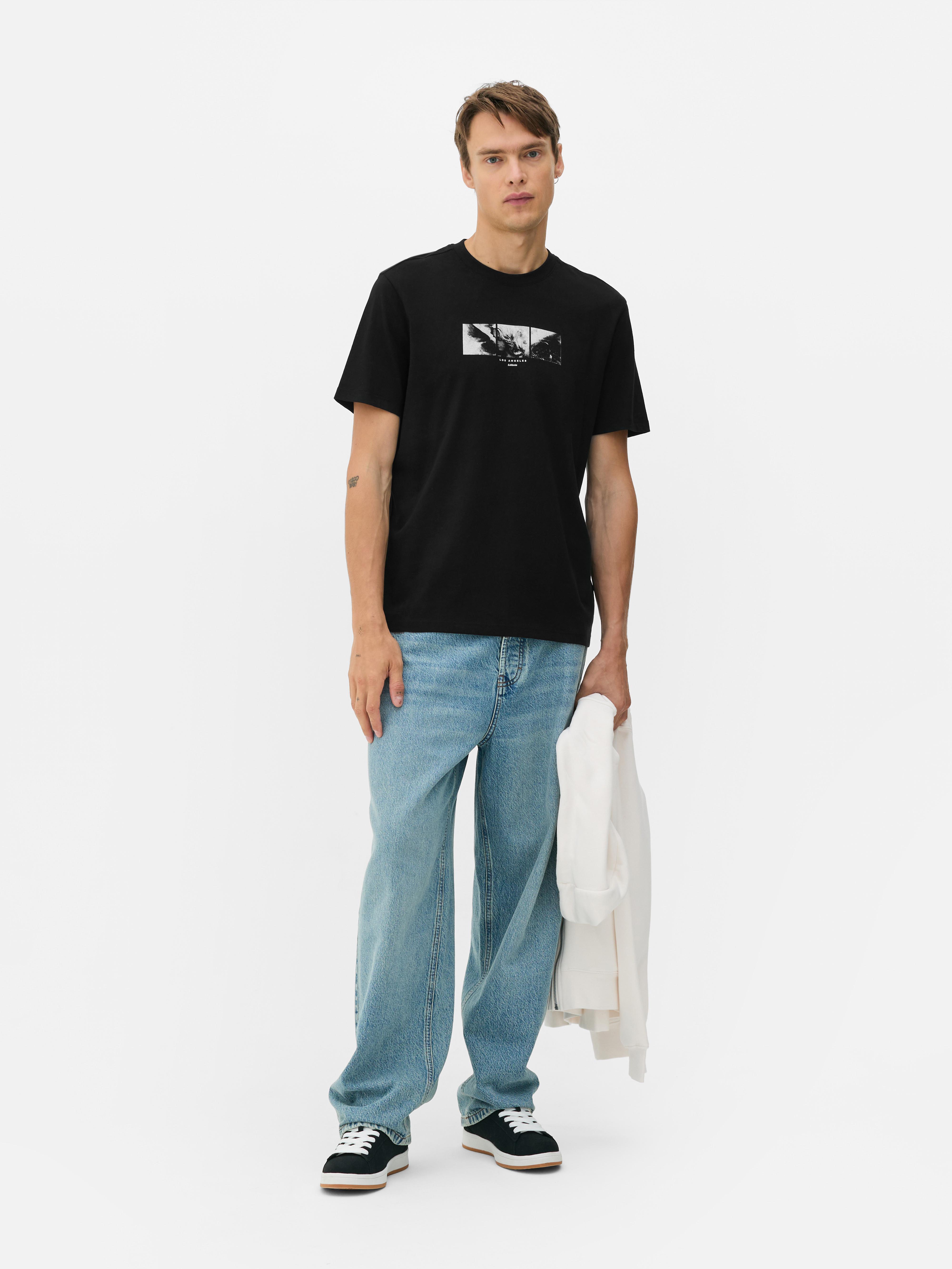 T-shirt met engelprint