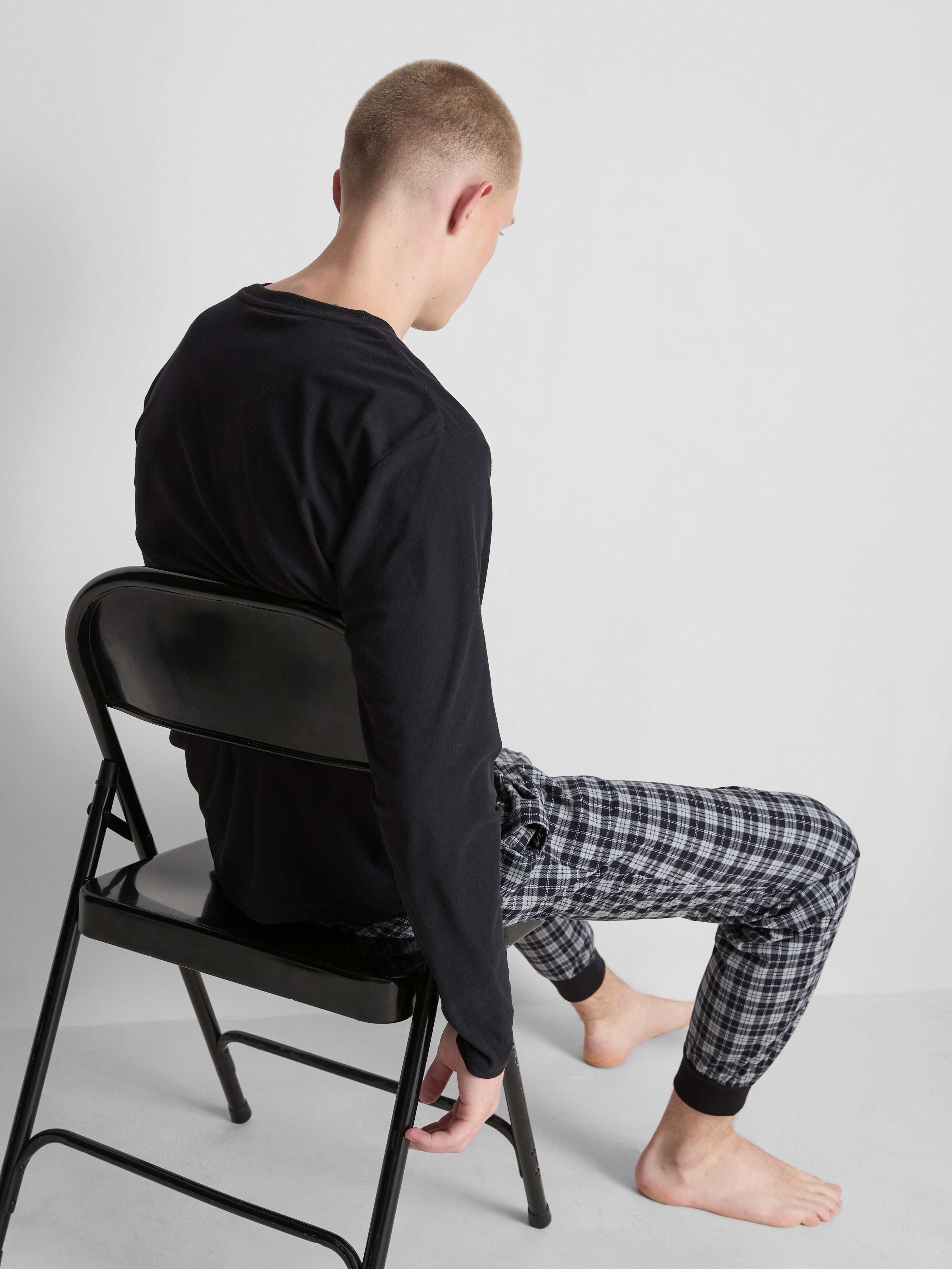 Check Long Pajama Set