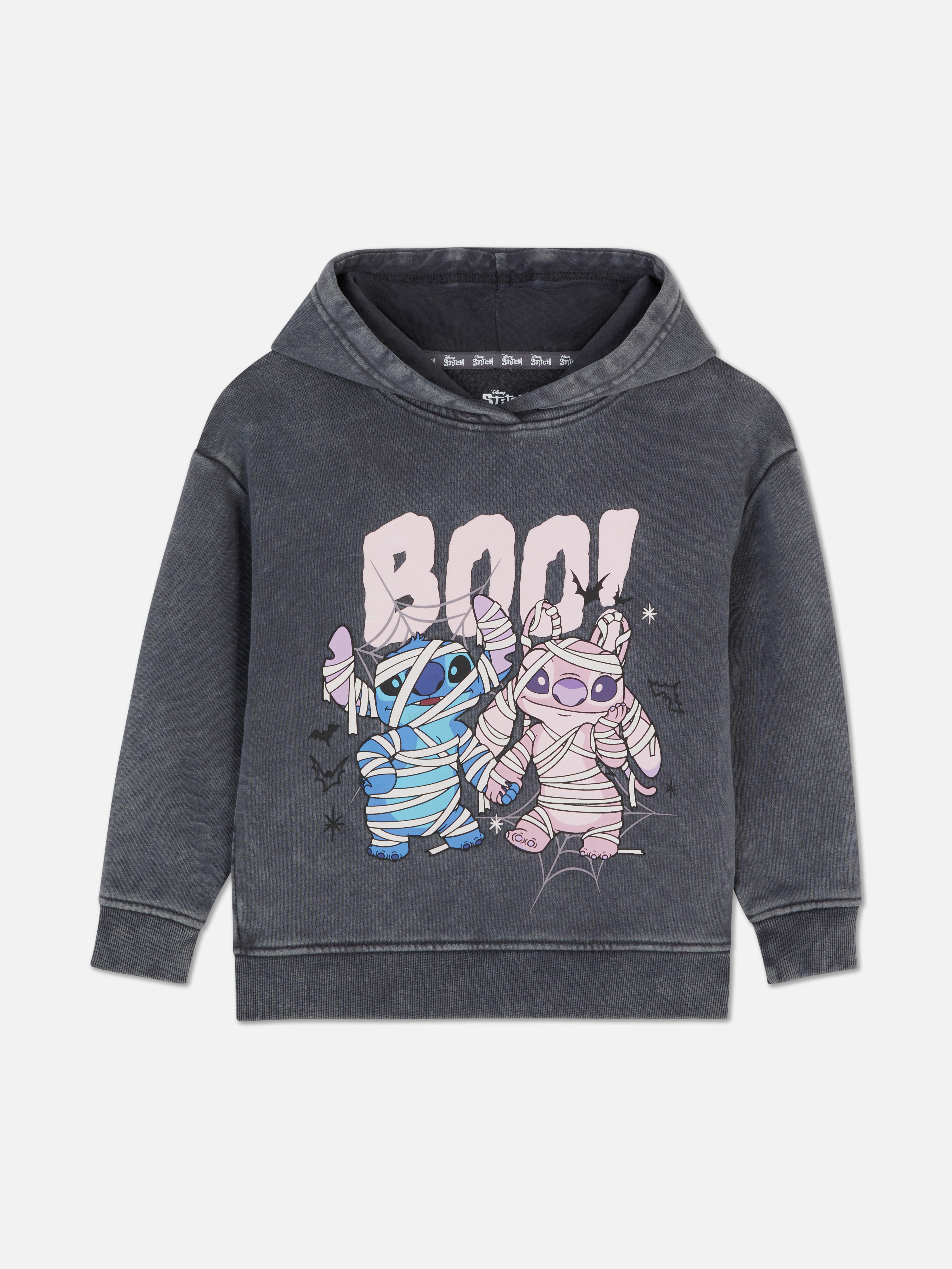 Girls Charcoal 1.5-8yrs | Disney's Stitch Halloween Hoodie