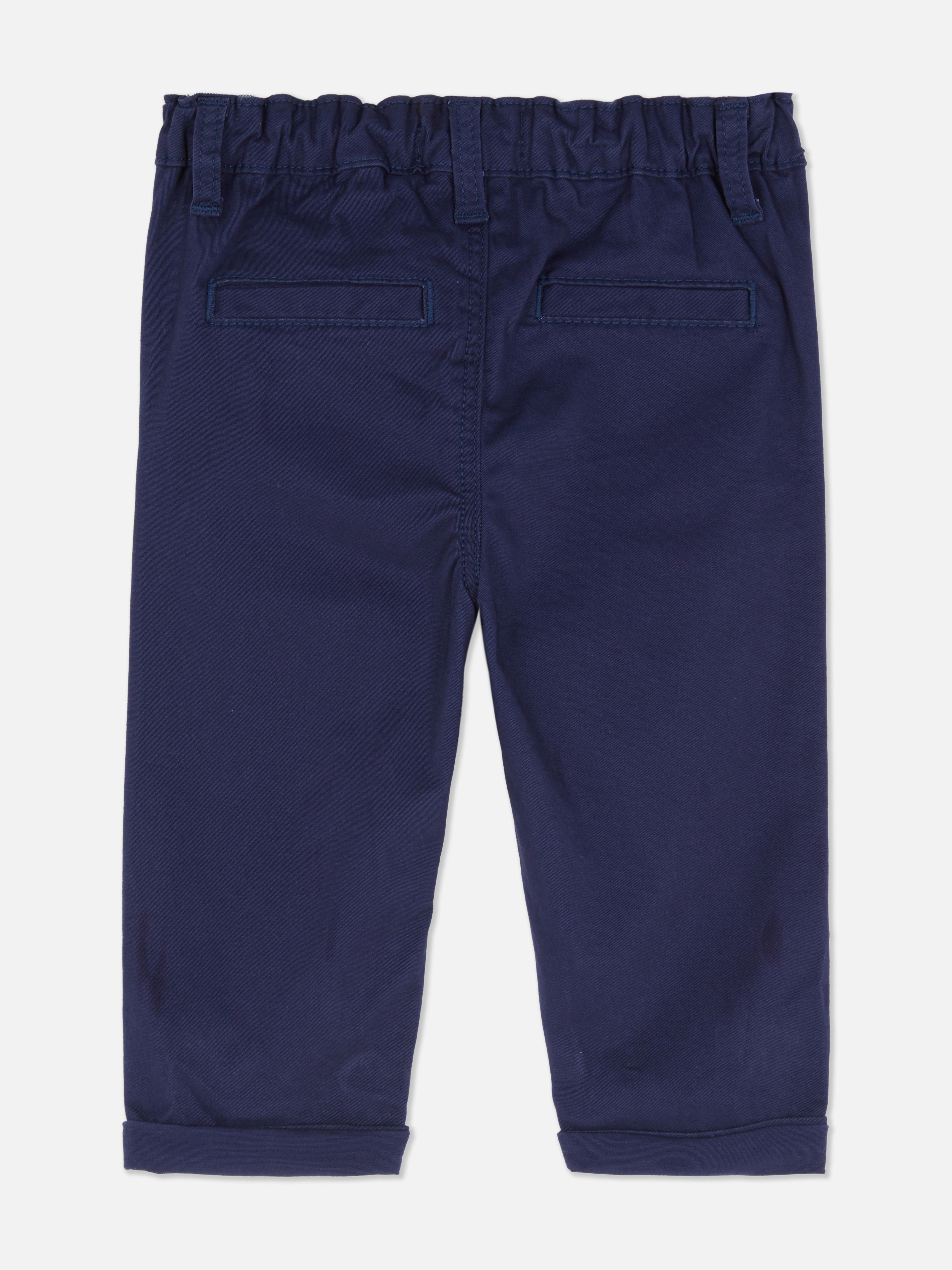 navy Baby Boys Navy 0-36mths | Cuffed Chinos | Primark