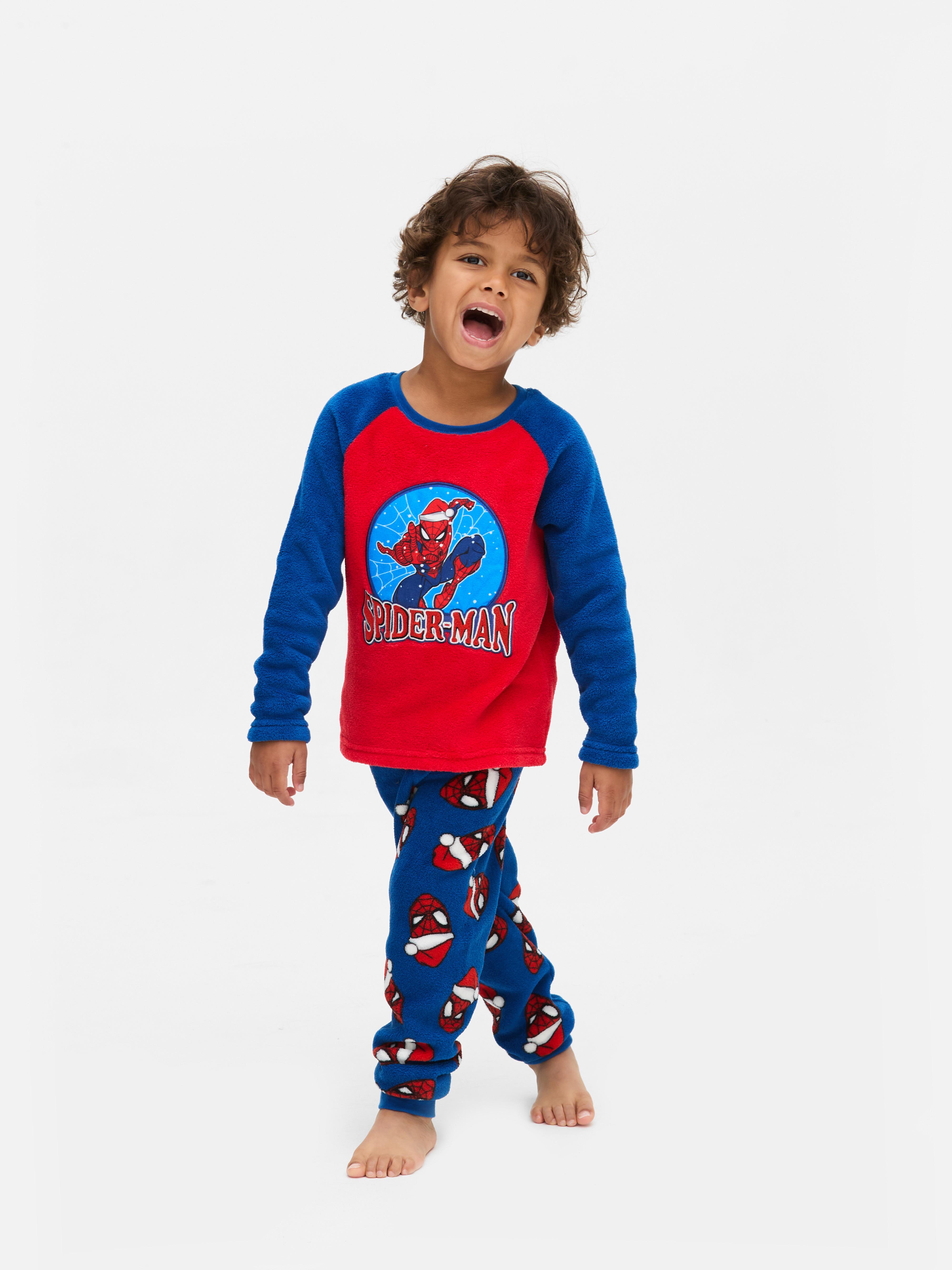 1,5-8 anos | Pijama polar Natal Marvel Homem-Aranha