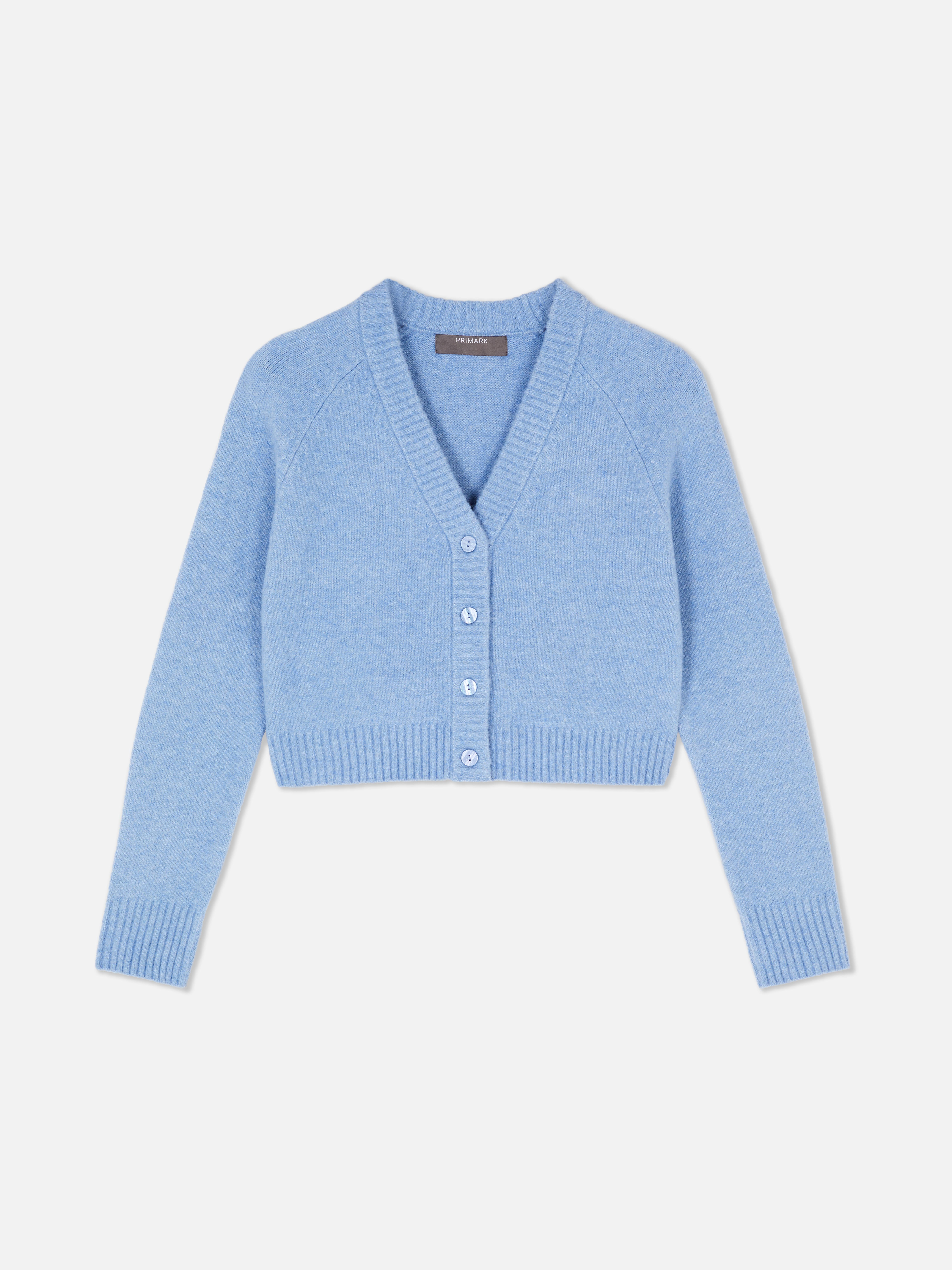 Kurzer Cardigan mit V-Ausschnitt