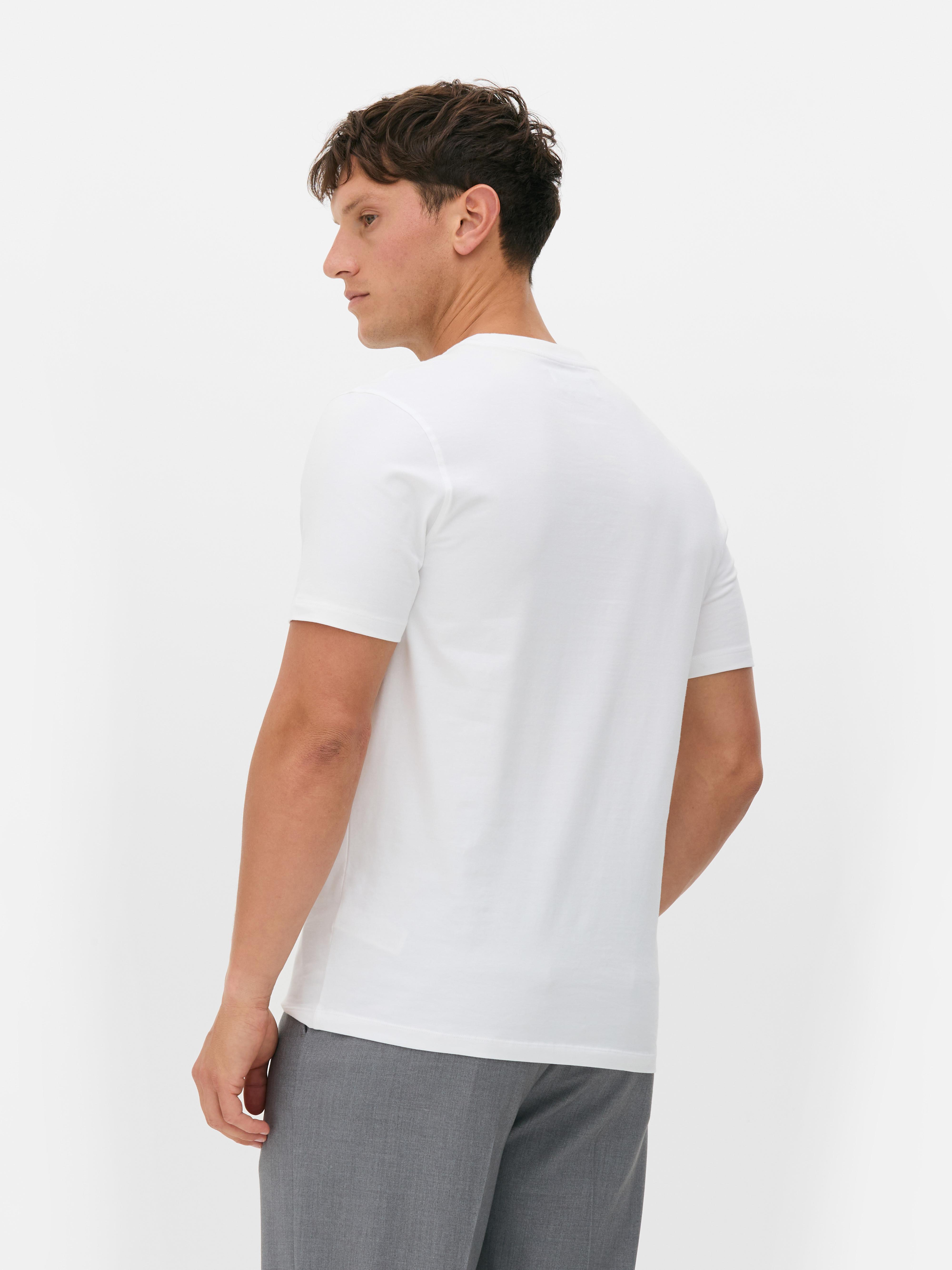 Kurzärmeliges Slim-Fit-T-Shirt