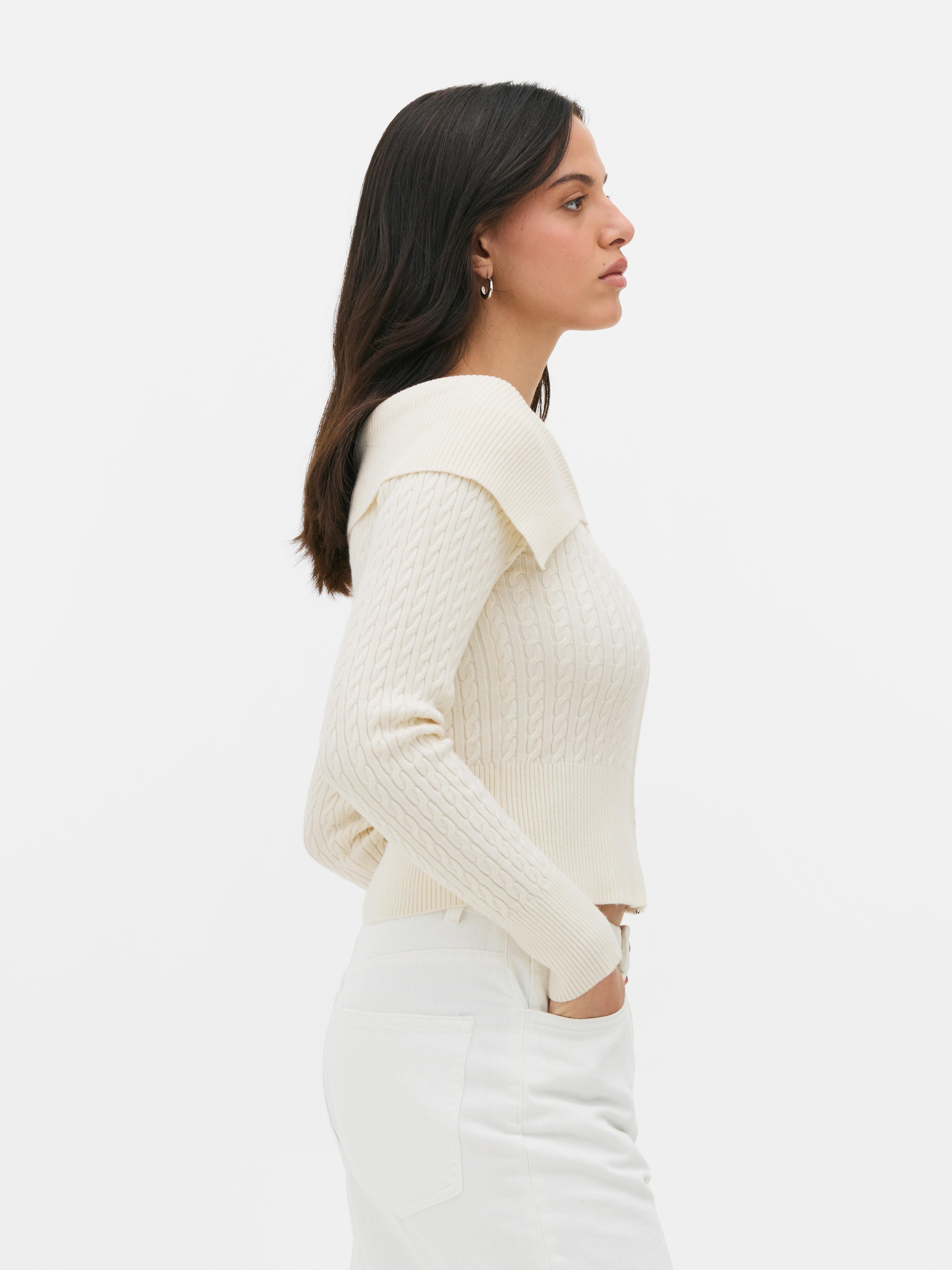 Bardot Cable Cardigan
