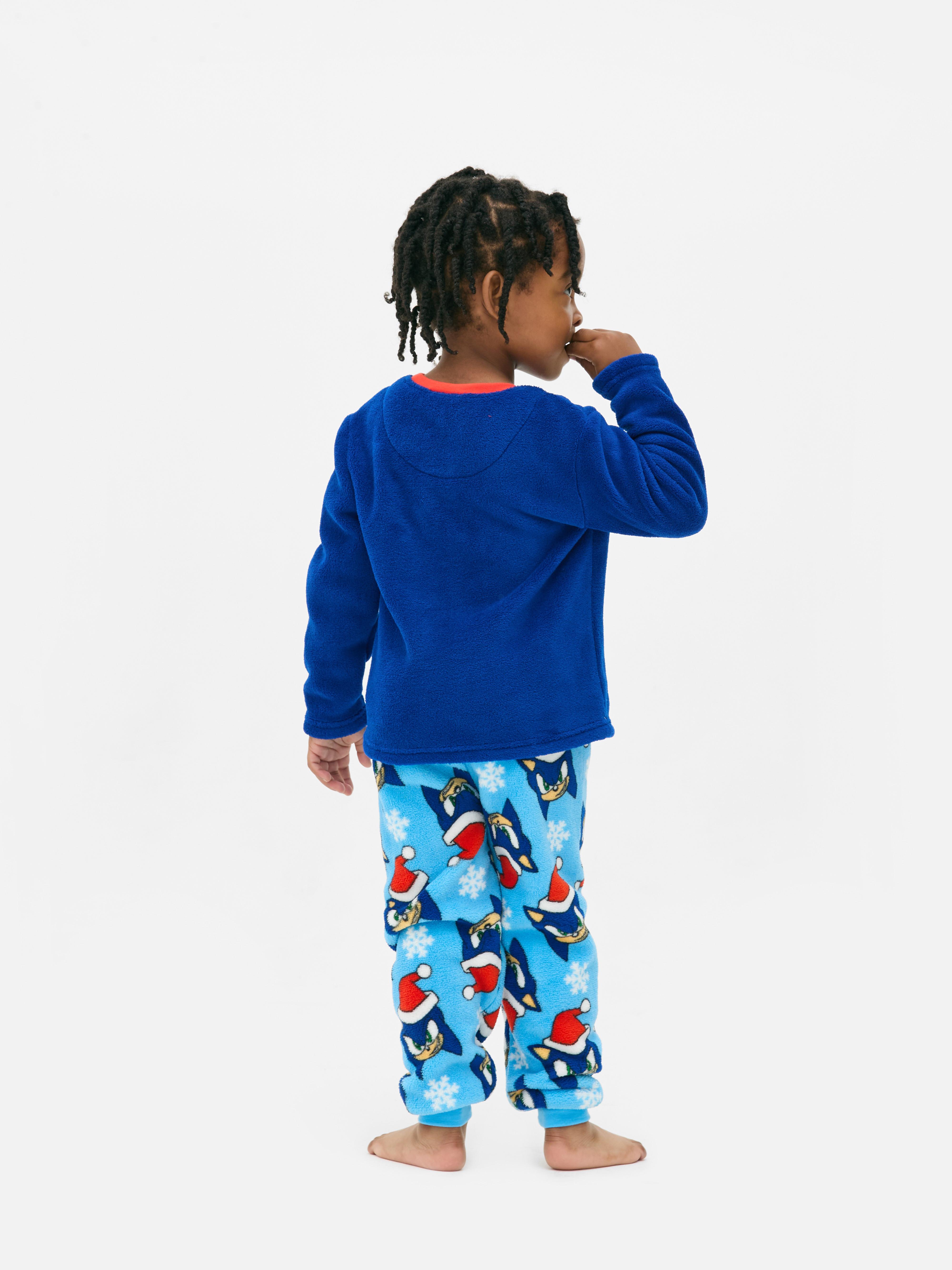 3-8yrs | Sonic The Hedgehog Cosy Long Pyjamas