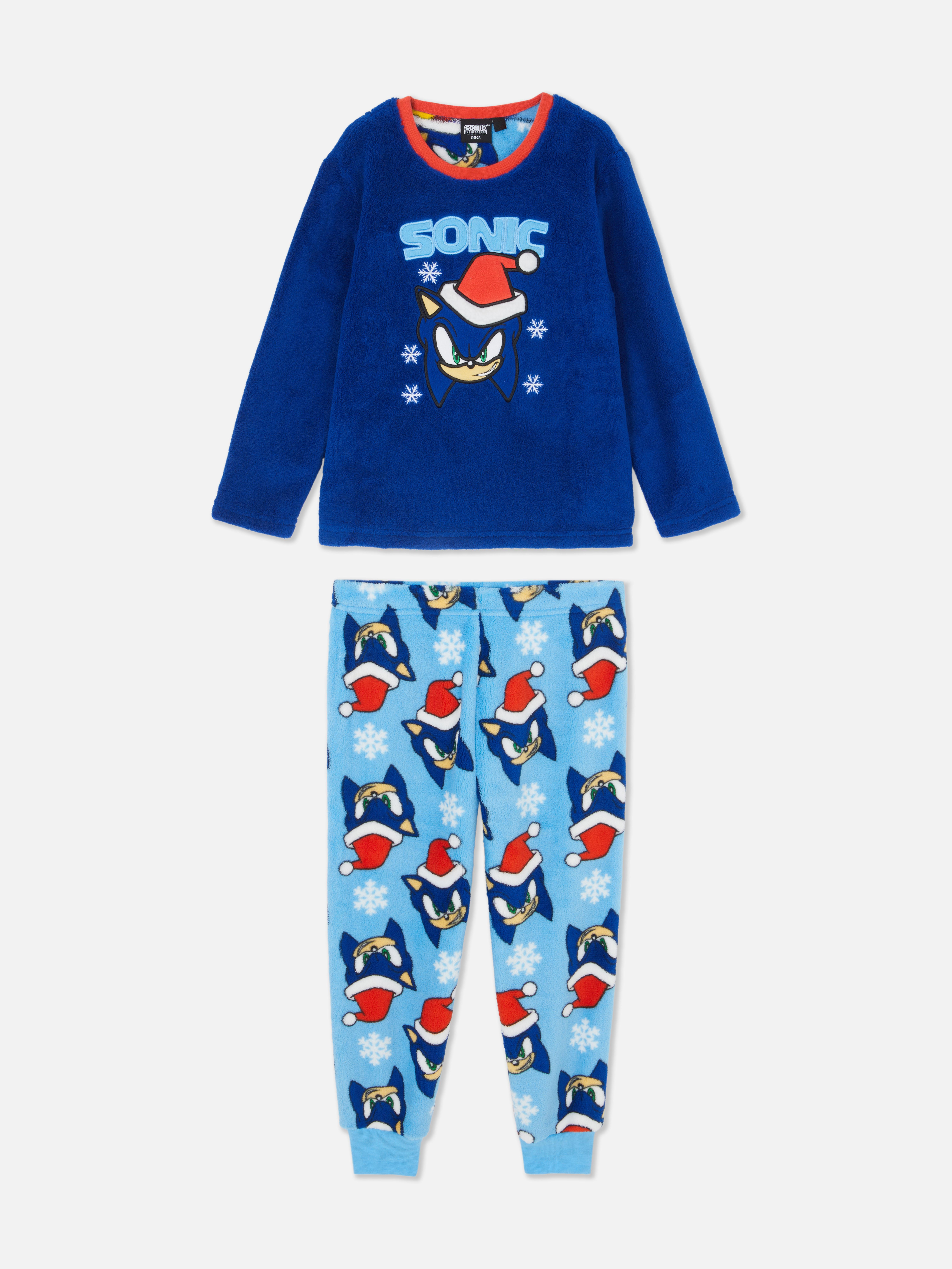 3-8yrs | Sonic The Hedgehog Cosy Long Pyjamas
