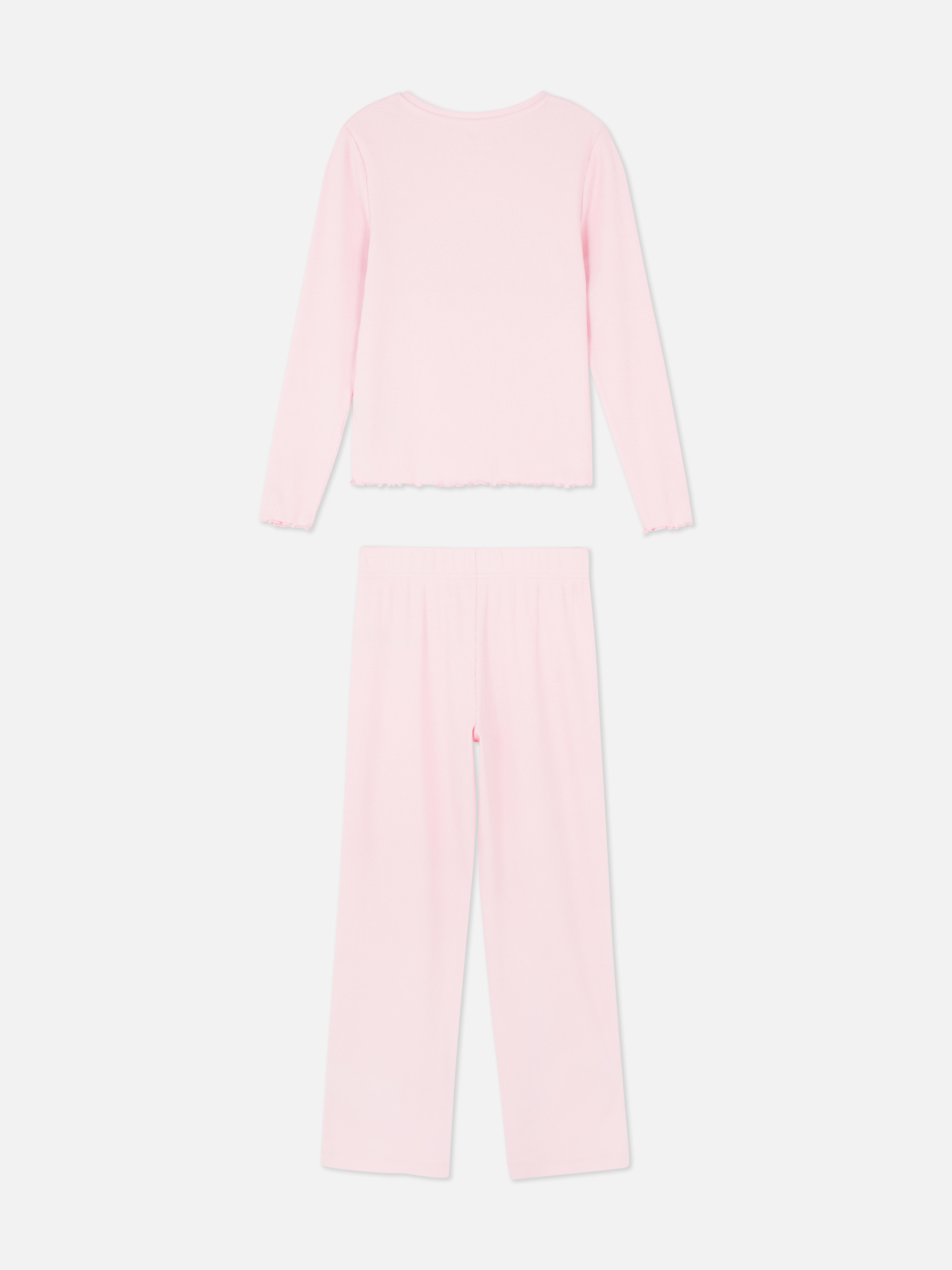 3-12yrs | Barbie Ribbed Pyjamas
