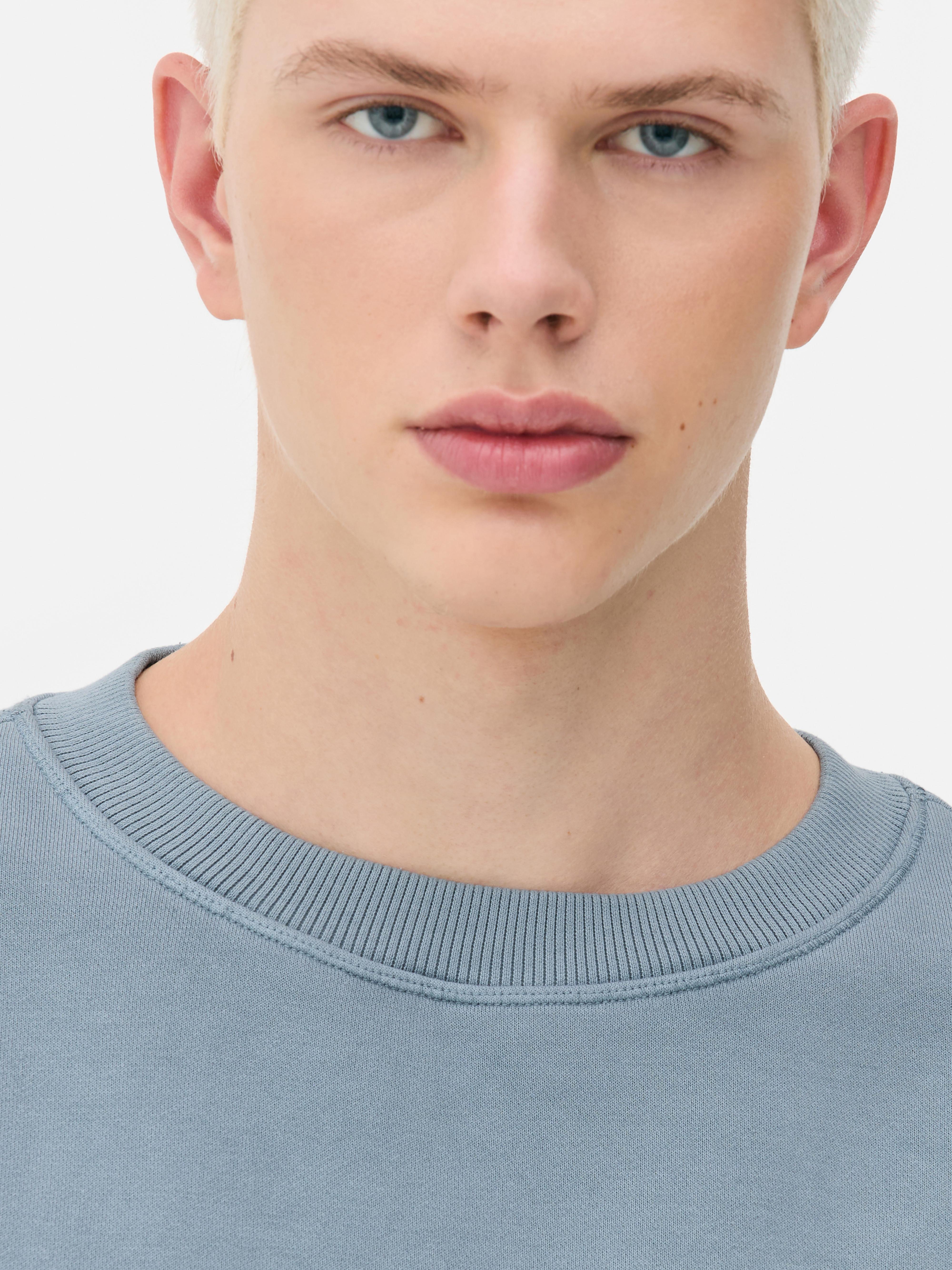 Essential-Sweatshirt mit Rundhalsausschnitt