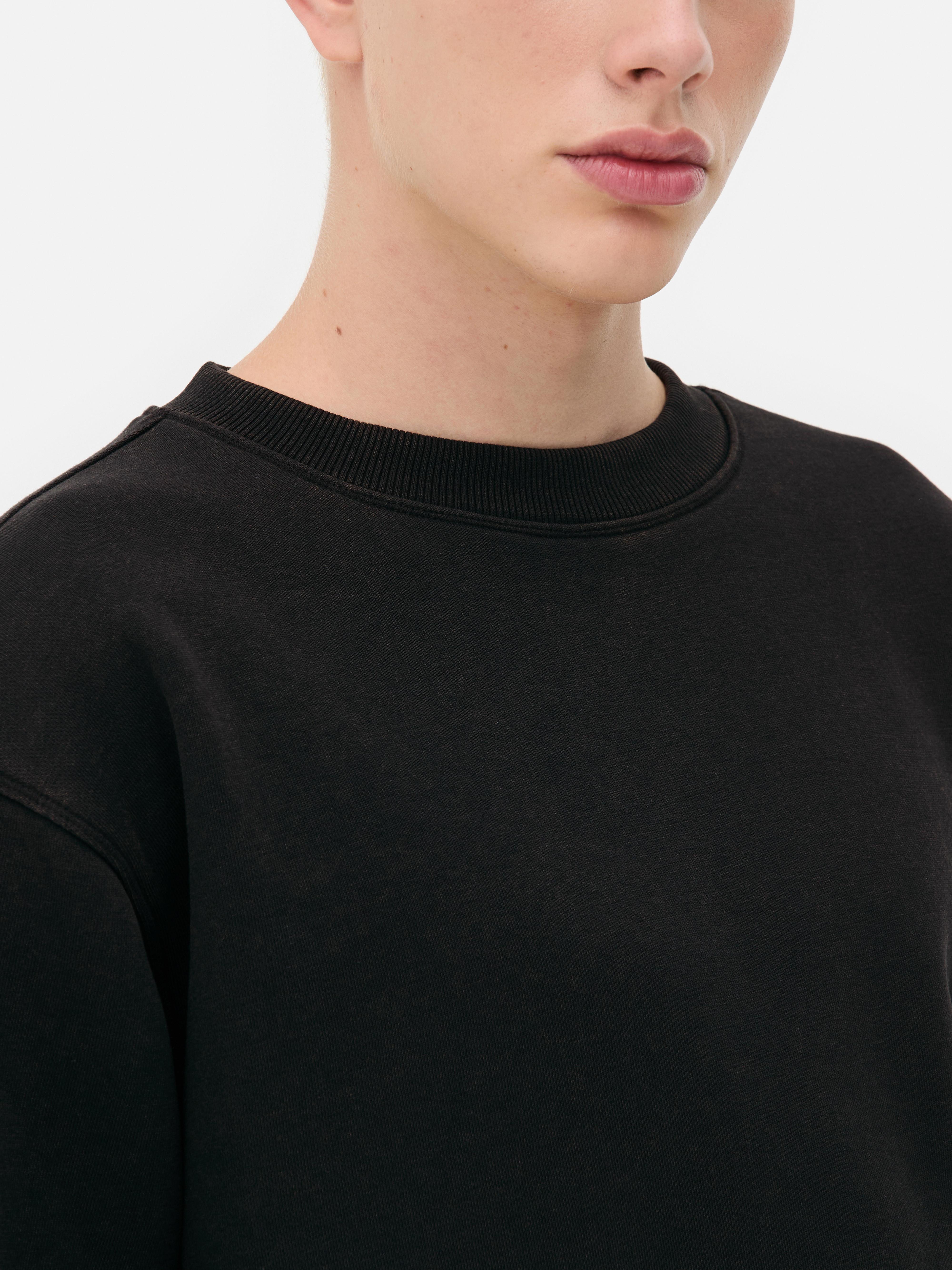 Felpa girocollo basic
