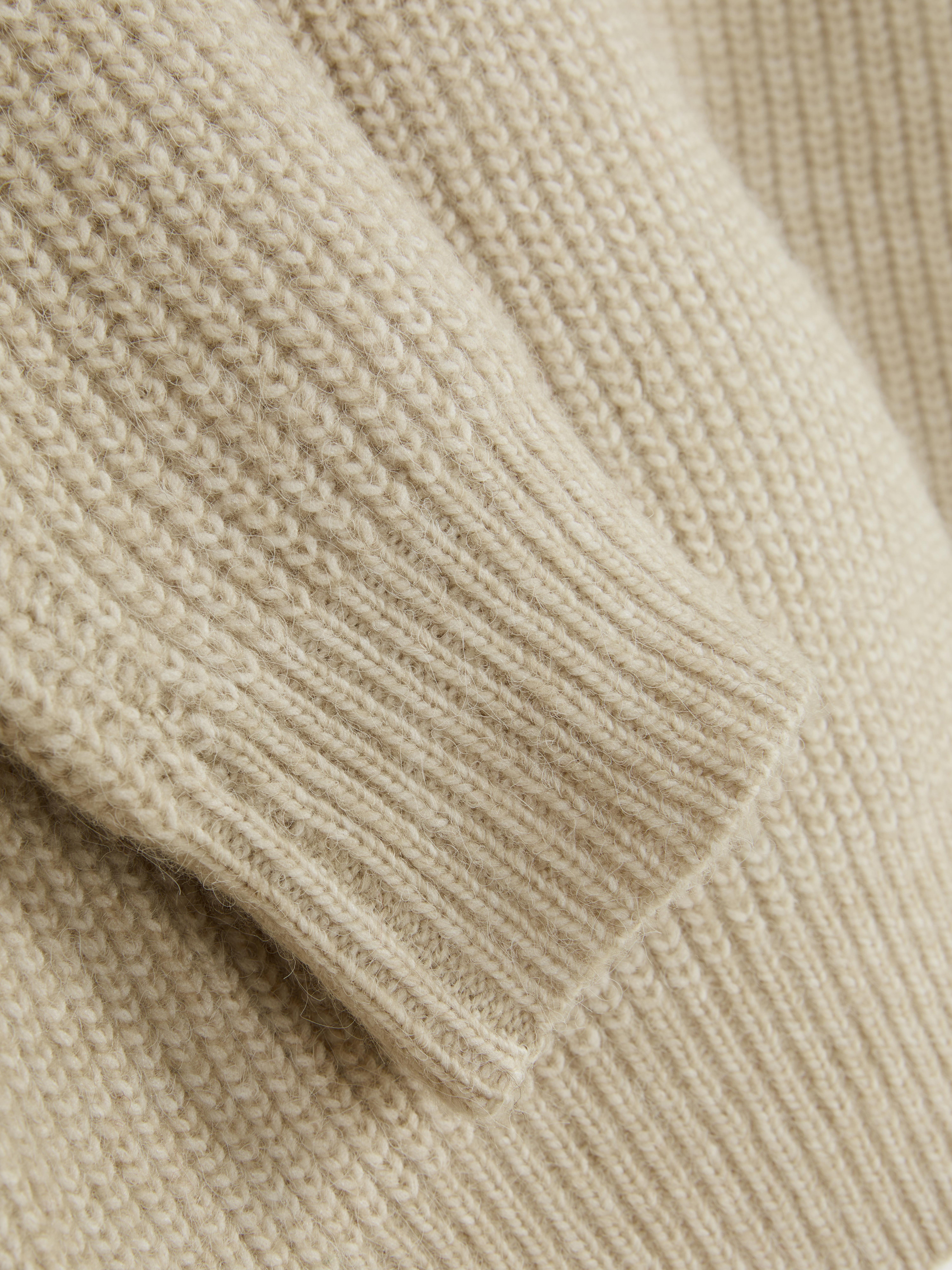 Knitted Button Placket Jumper
