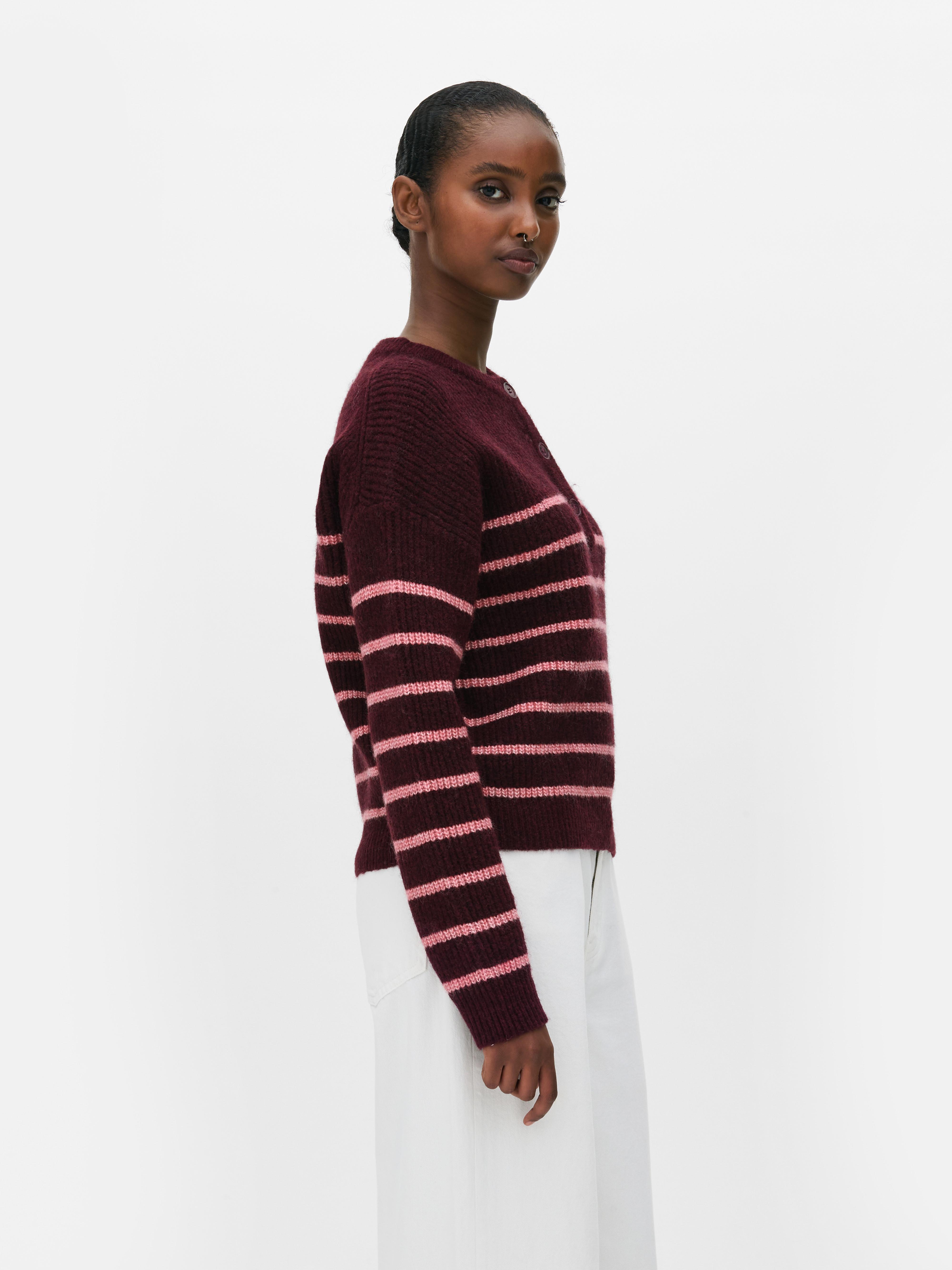 Knitted Button Placket Jumper