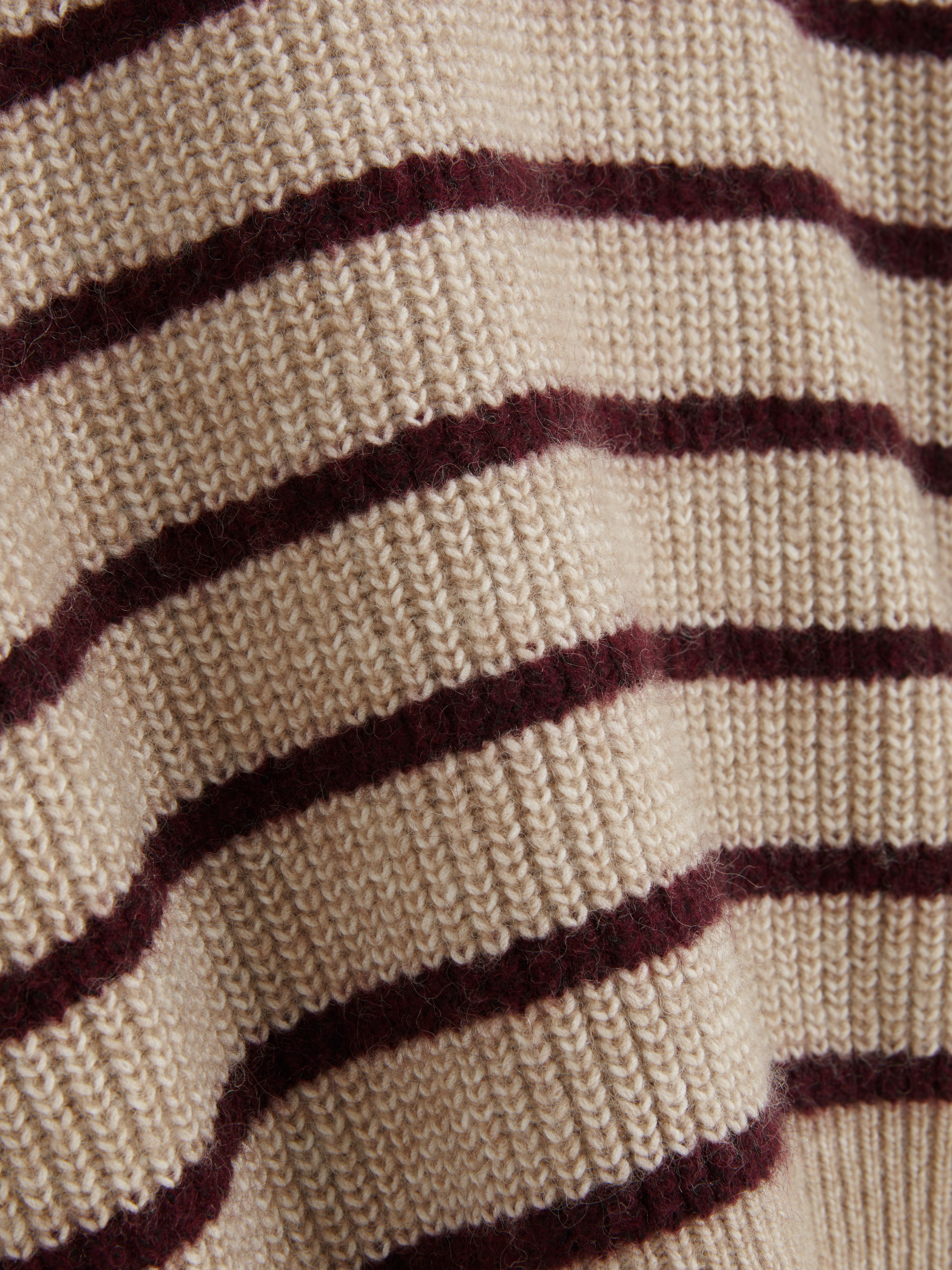 Knitted Button Placket Sweater