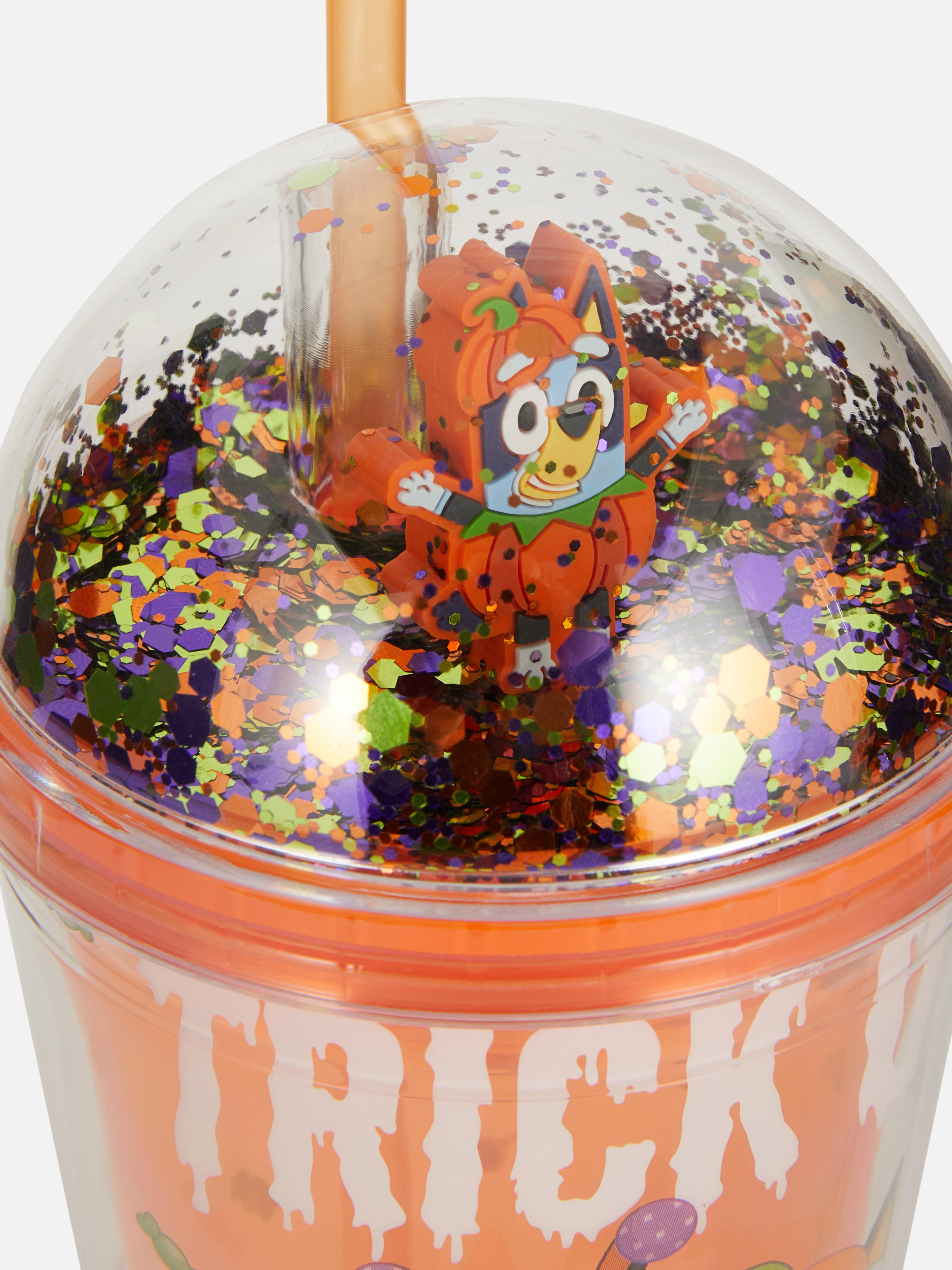 Bluey halloweeni szívószálas pohár