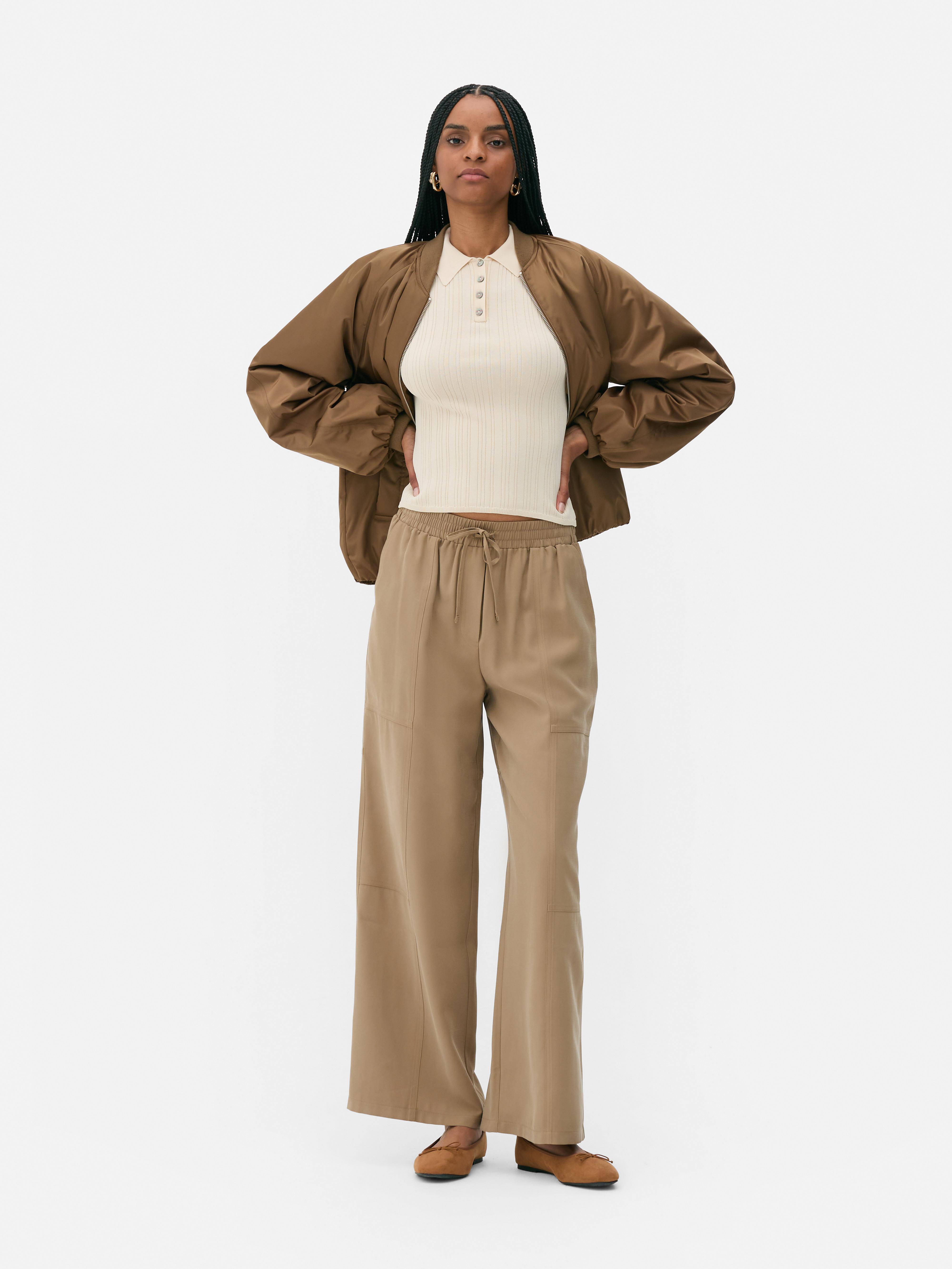 Relaxed joggingbroek met rechte pijpen