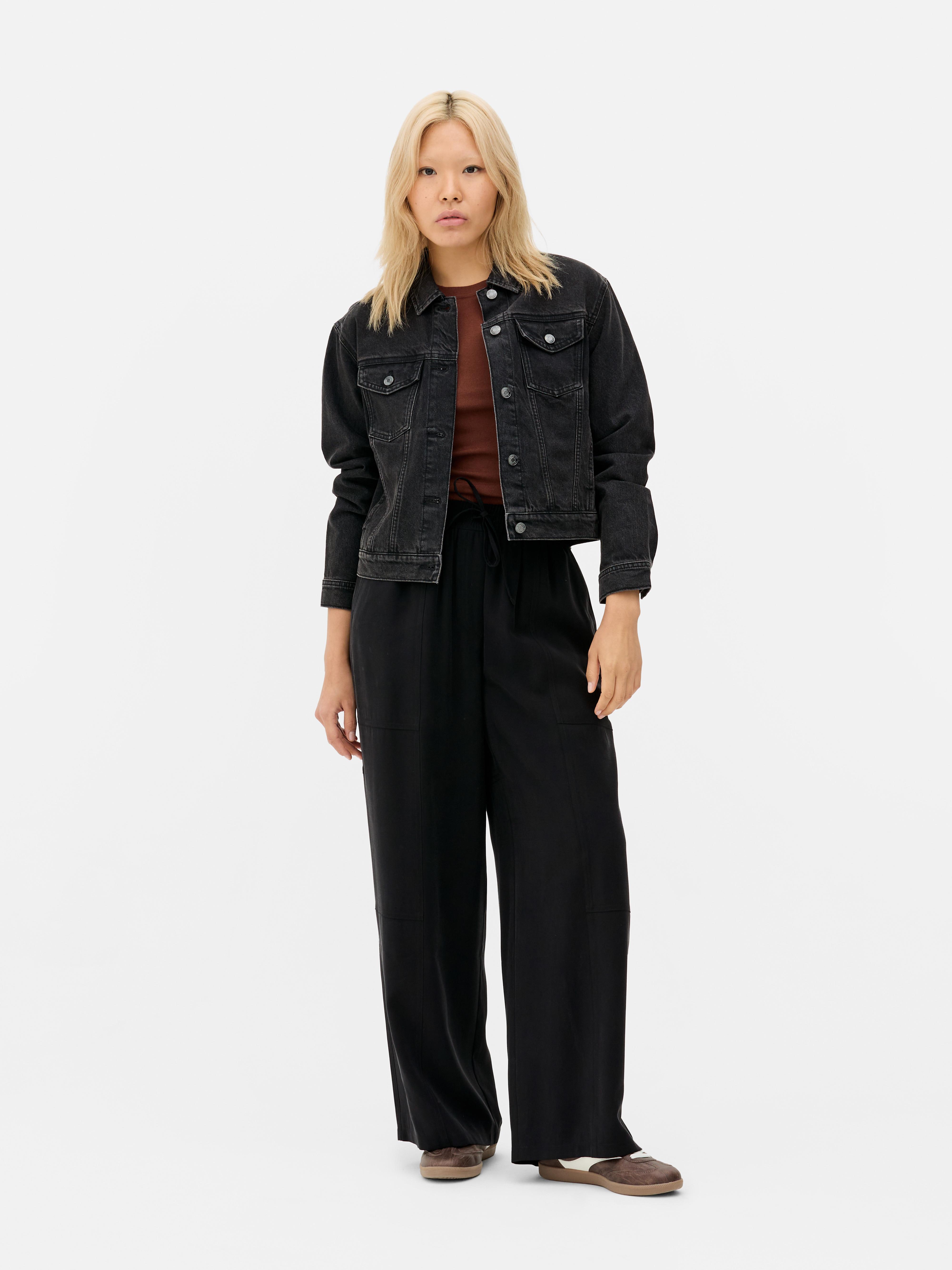 Relaxed joggingbroek met rechte pijpen