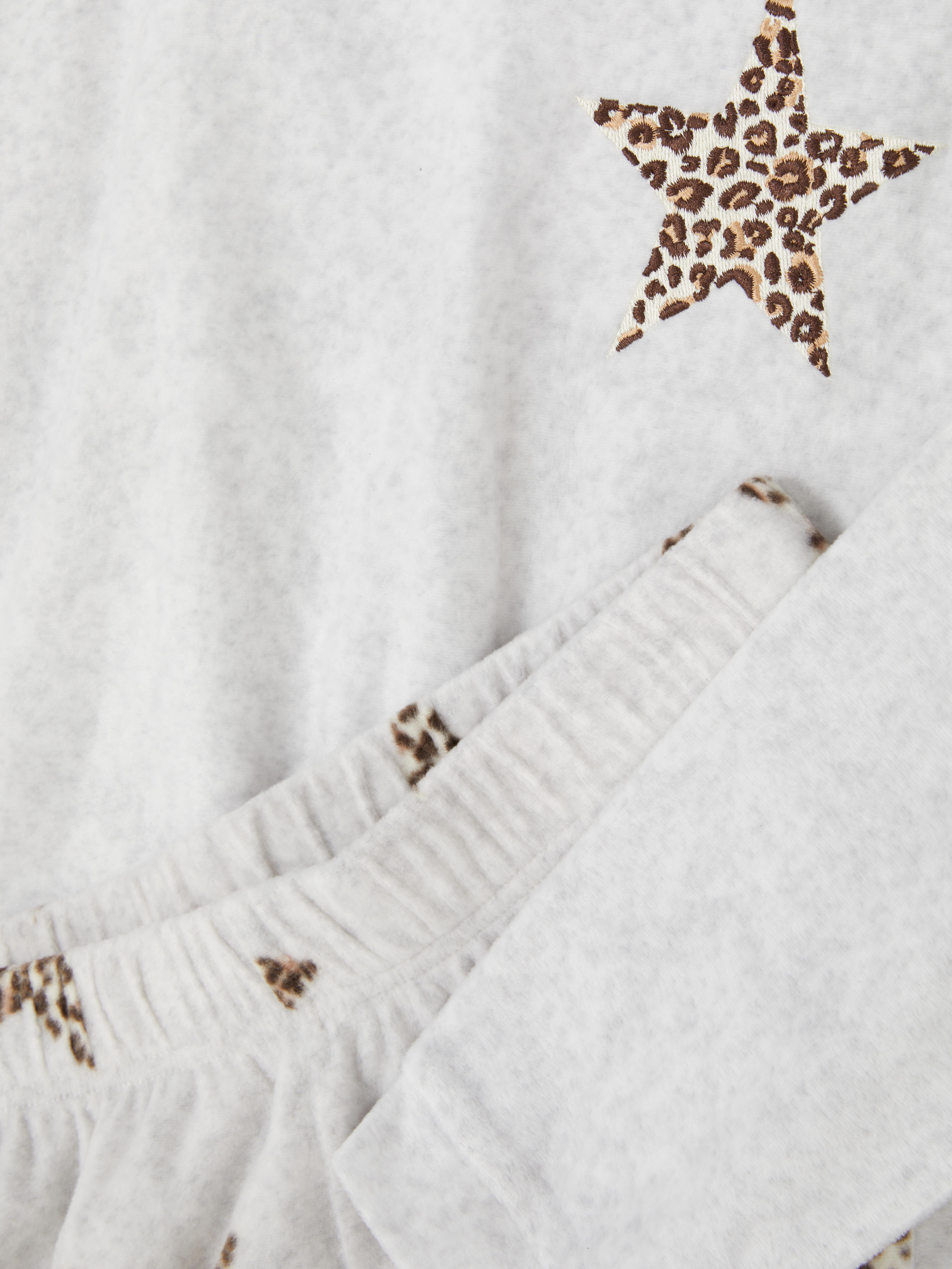 Fleece Star Pyjama Set