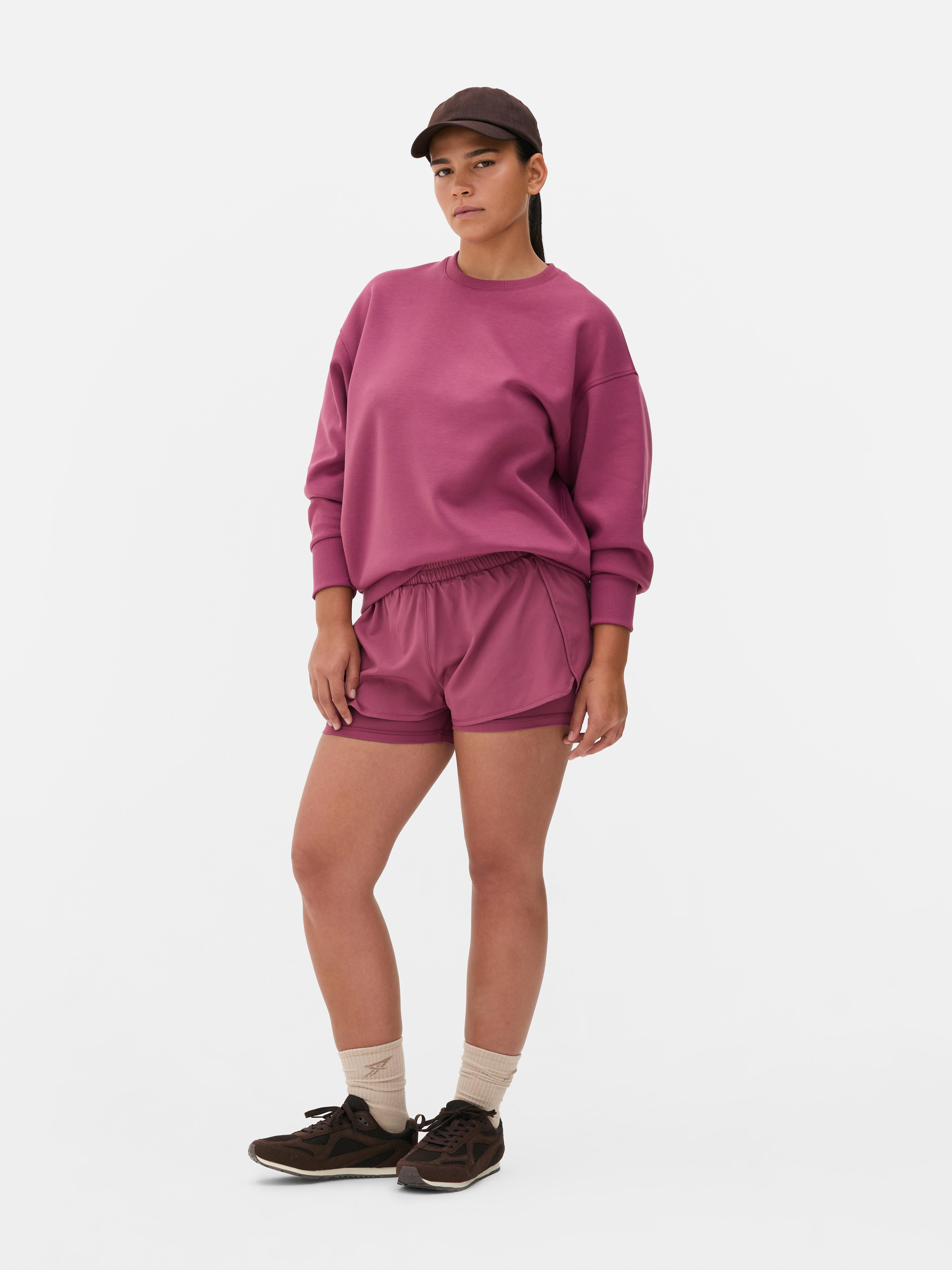Scuba anyagú, oversized fazonú pulóver
