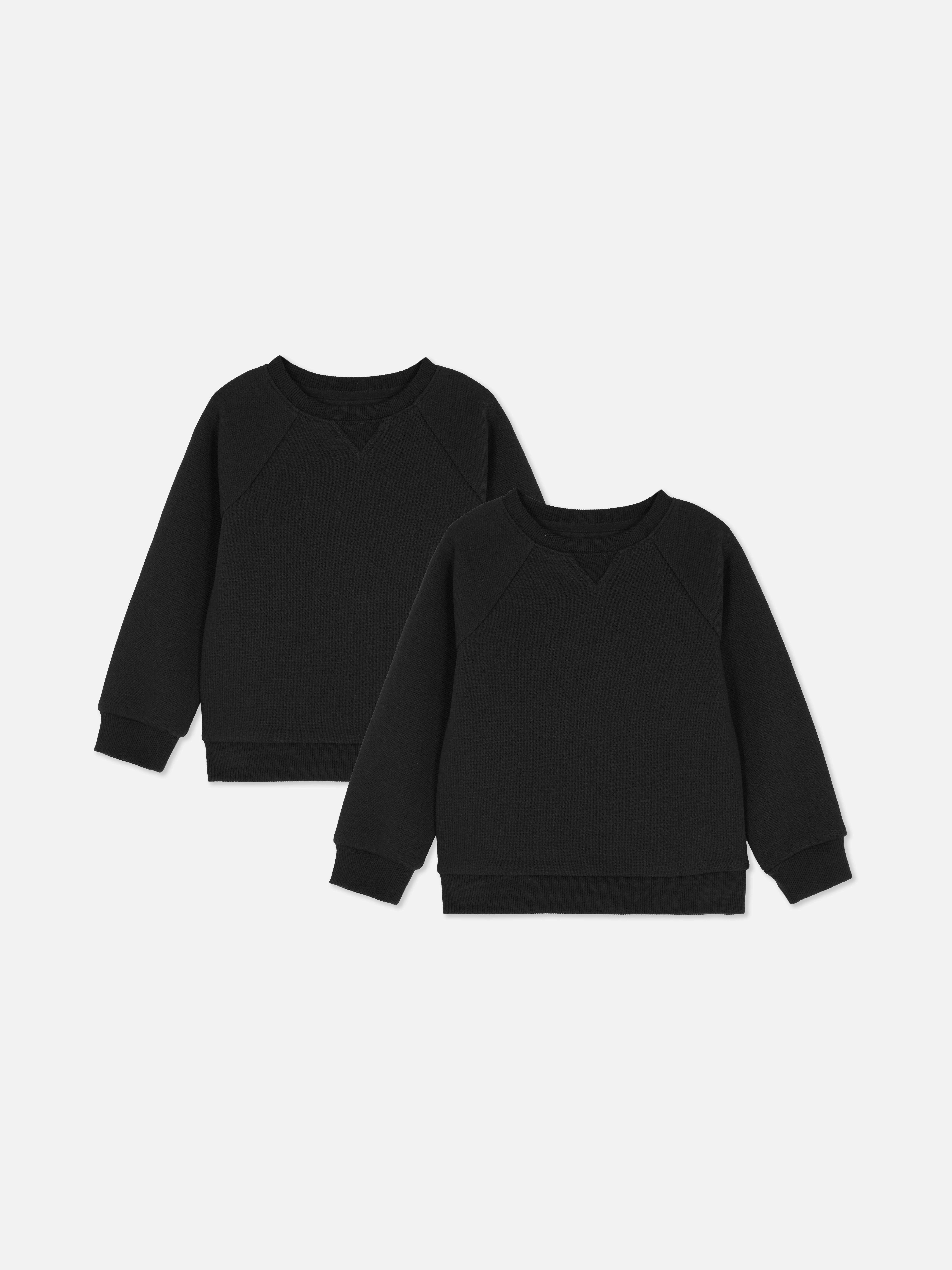 2pk Younger Kids' Crew Neck Sweatshirts