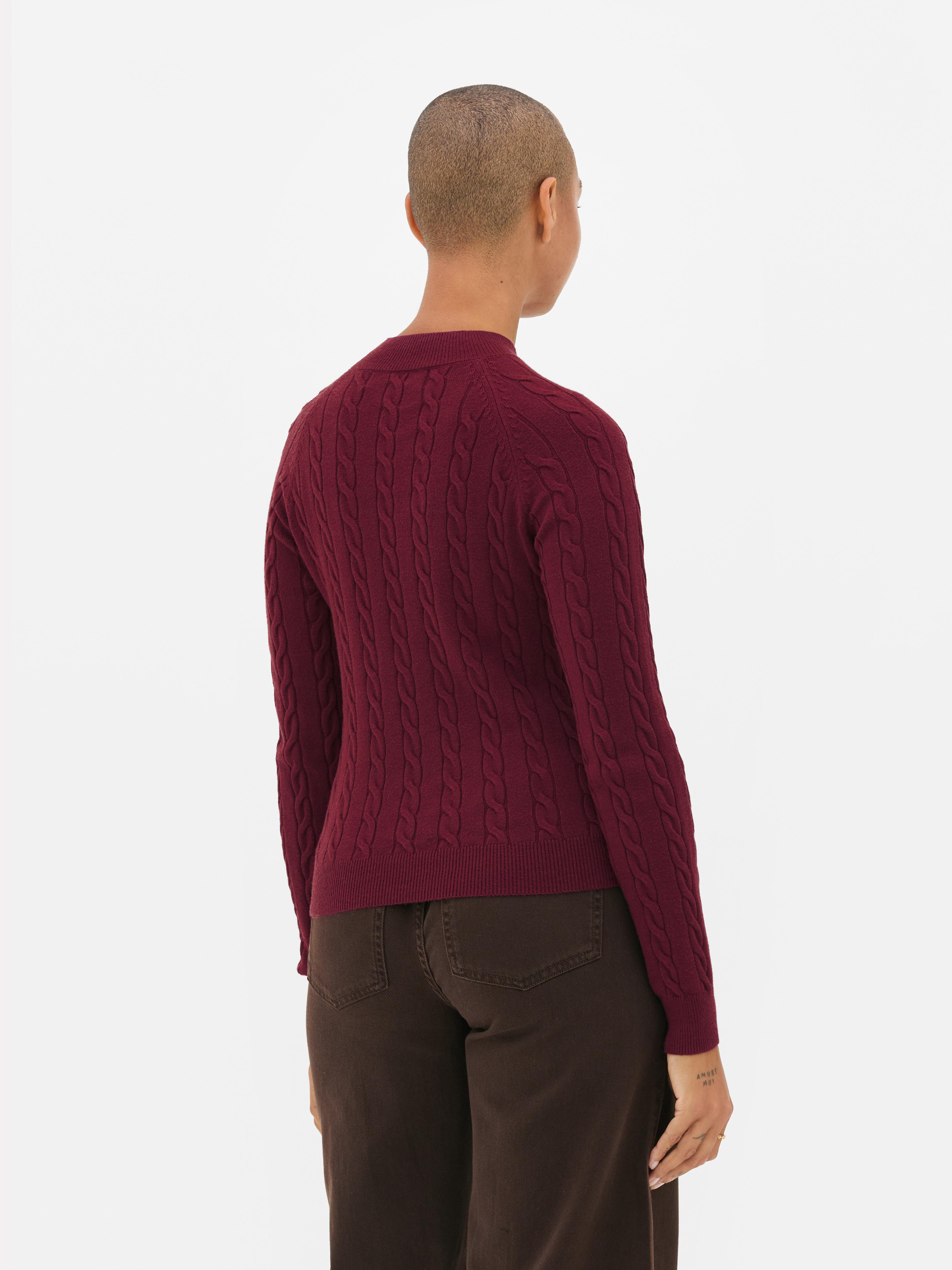Turtle Neck Cable Jumper