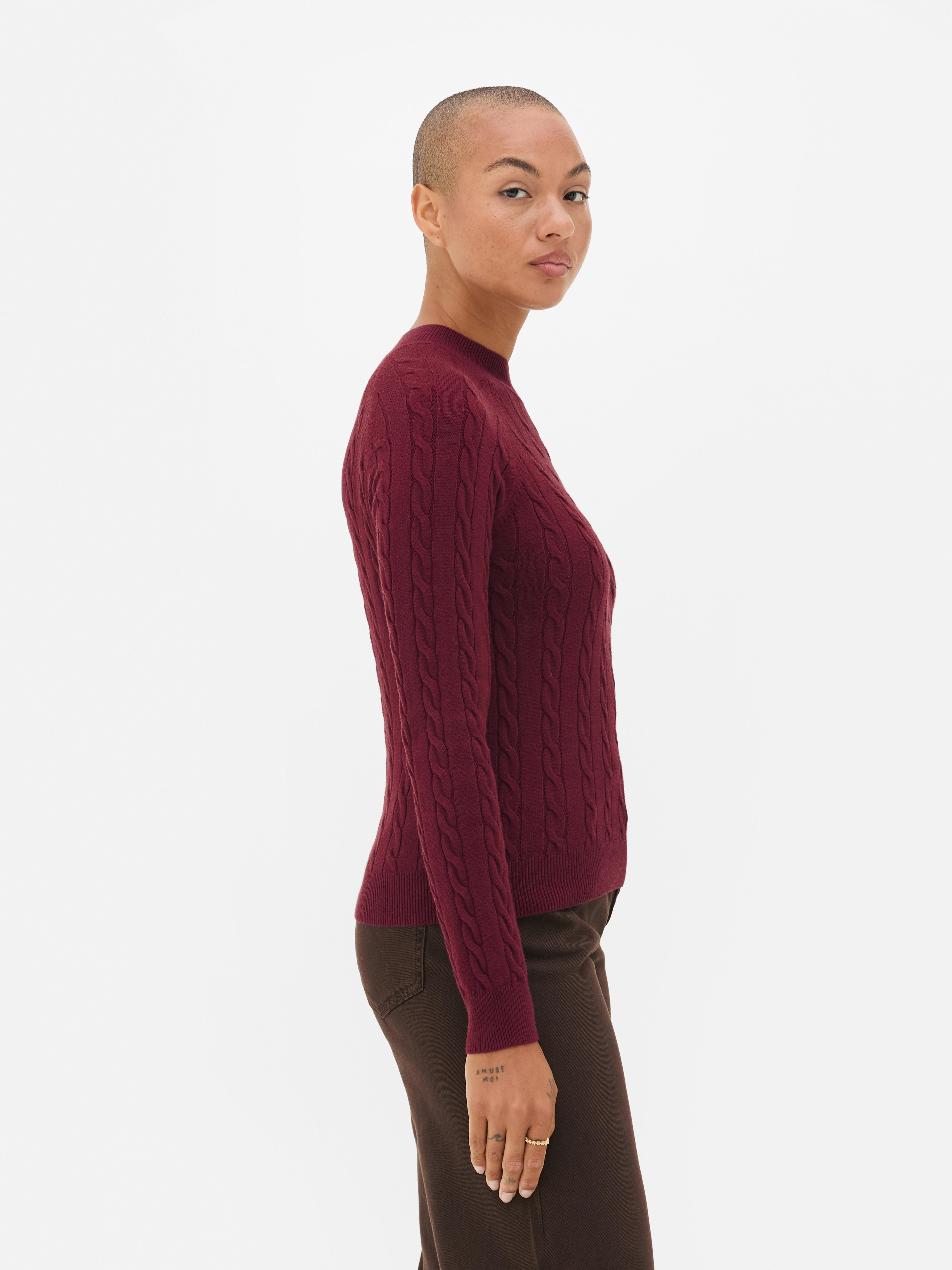 Turtle Neck Cable Jumper