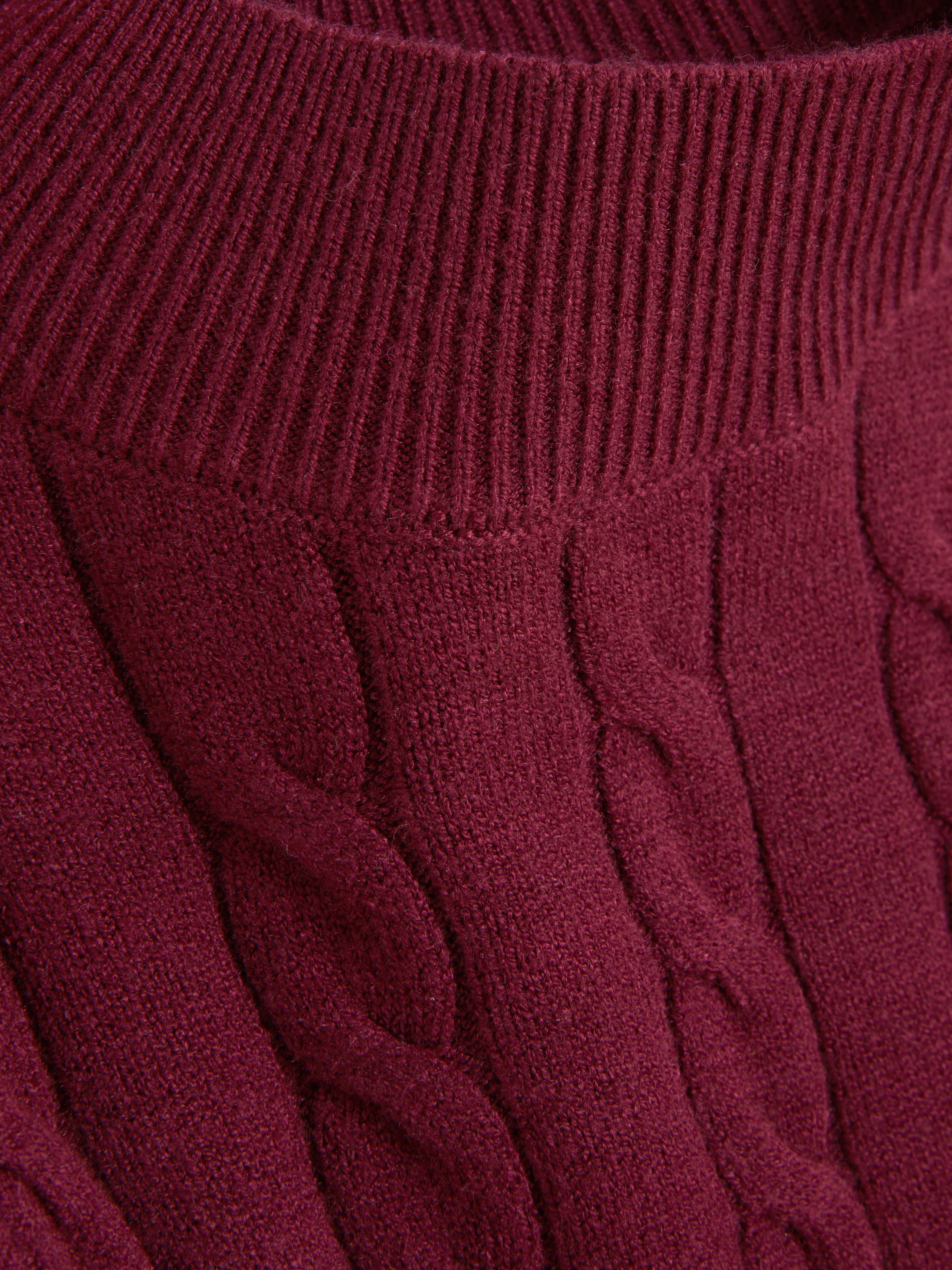 Turtle Neck Cable Jumper
