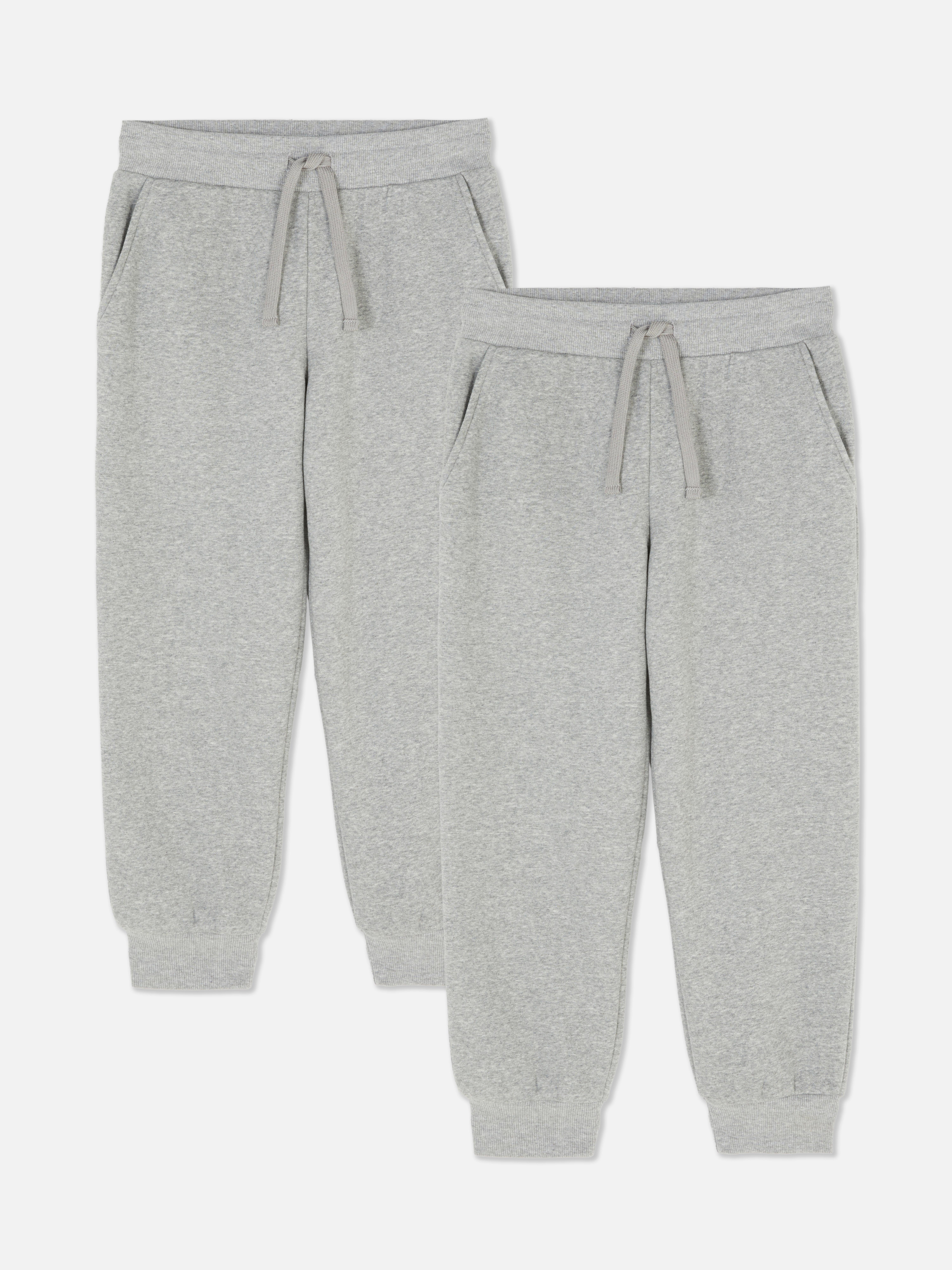 2pk Younger Kids’ Cuffed Joggers
