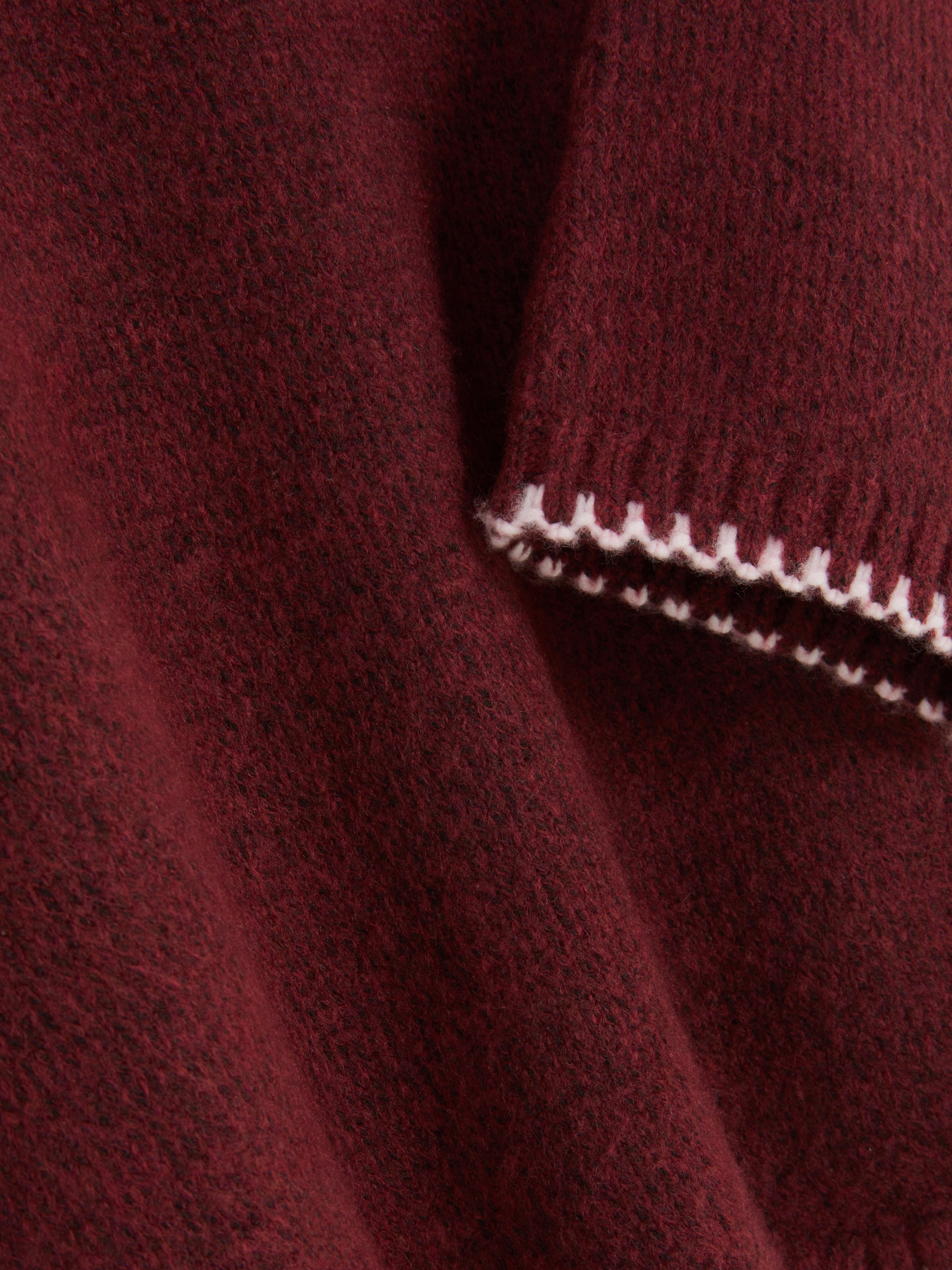 Jersey de punto con costuras en contraste